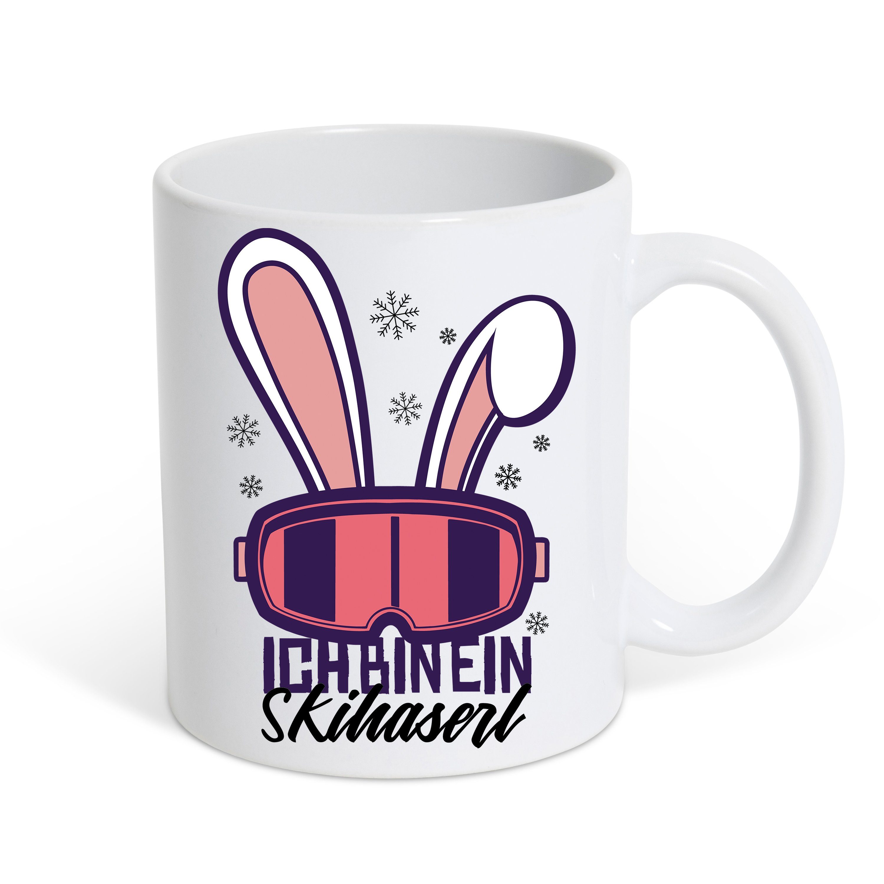Tasse Ski Haserl Kaffeetasse Geschenk