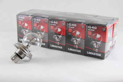 Inbusco Halogenlampe KFZ-Glühlampen G40 / R2 BiLux Sockel Oldtimer 52, G40 / R2