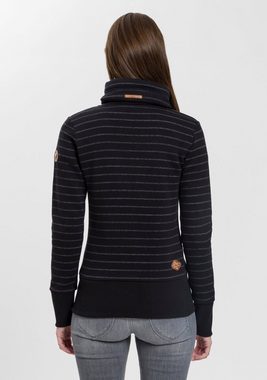 Ragwear Sweatjacke RYLIE ZIP STRIPE O im Streifen-Design