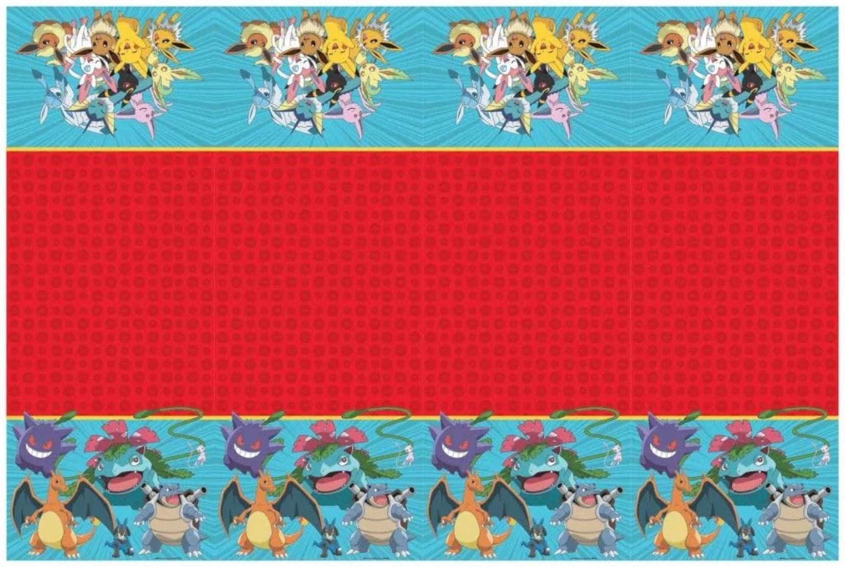 Procos Tischdecke PROCOS Pokémon Tischdecke 120×180 cm – mehrfarbig
