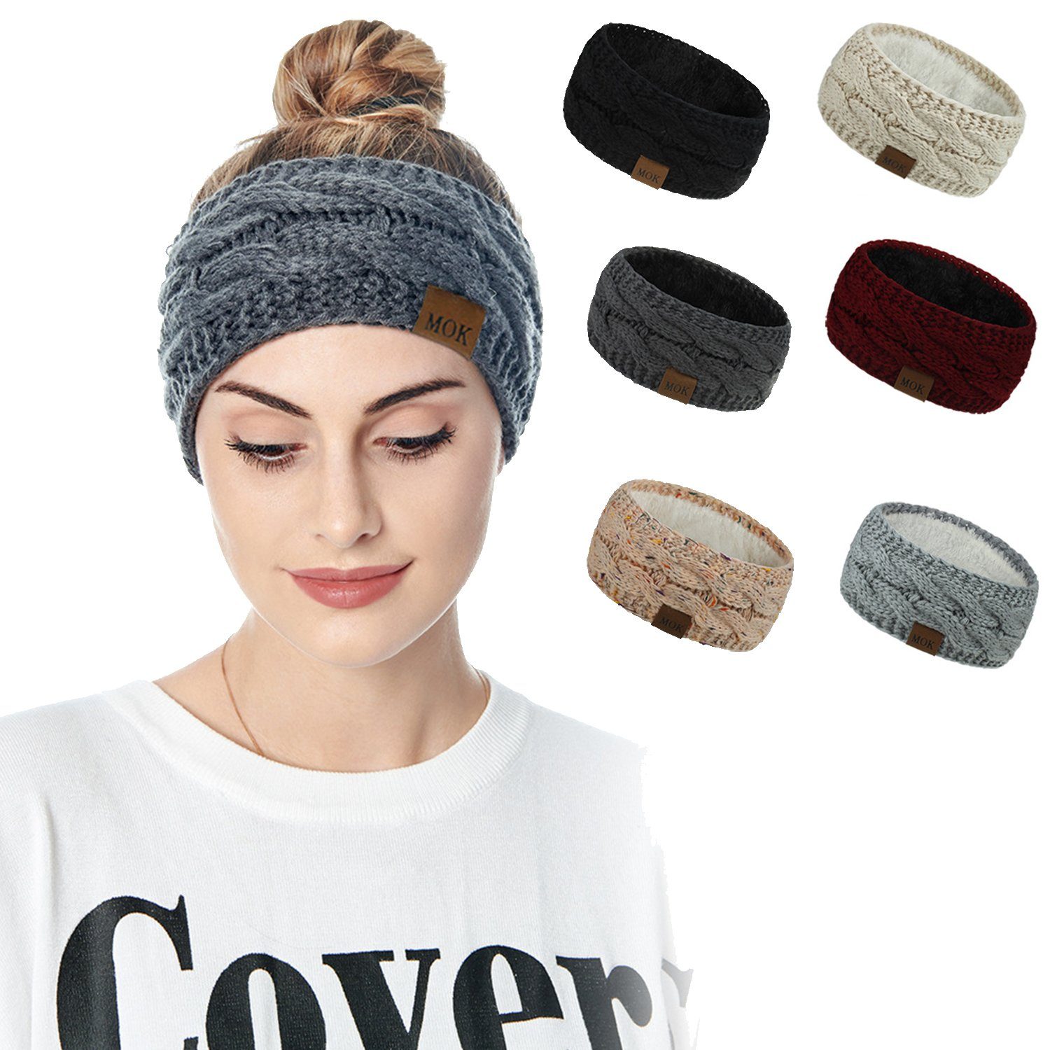 Viellan Stirnband »Stirnband Damen Winter, 6 Stück Gestrickt Haarband,«  Wolle, Elastische Stirnband, für Mädchen Damen online kaufen | OTTO