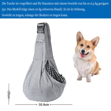 Lubgitsr Tiertransporttasche Transporttasche für Hunde und andere Haustiere, verstellbar