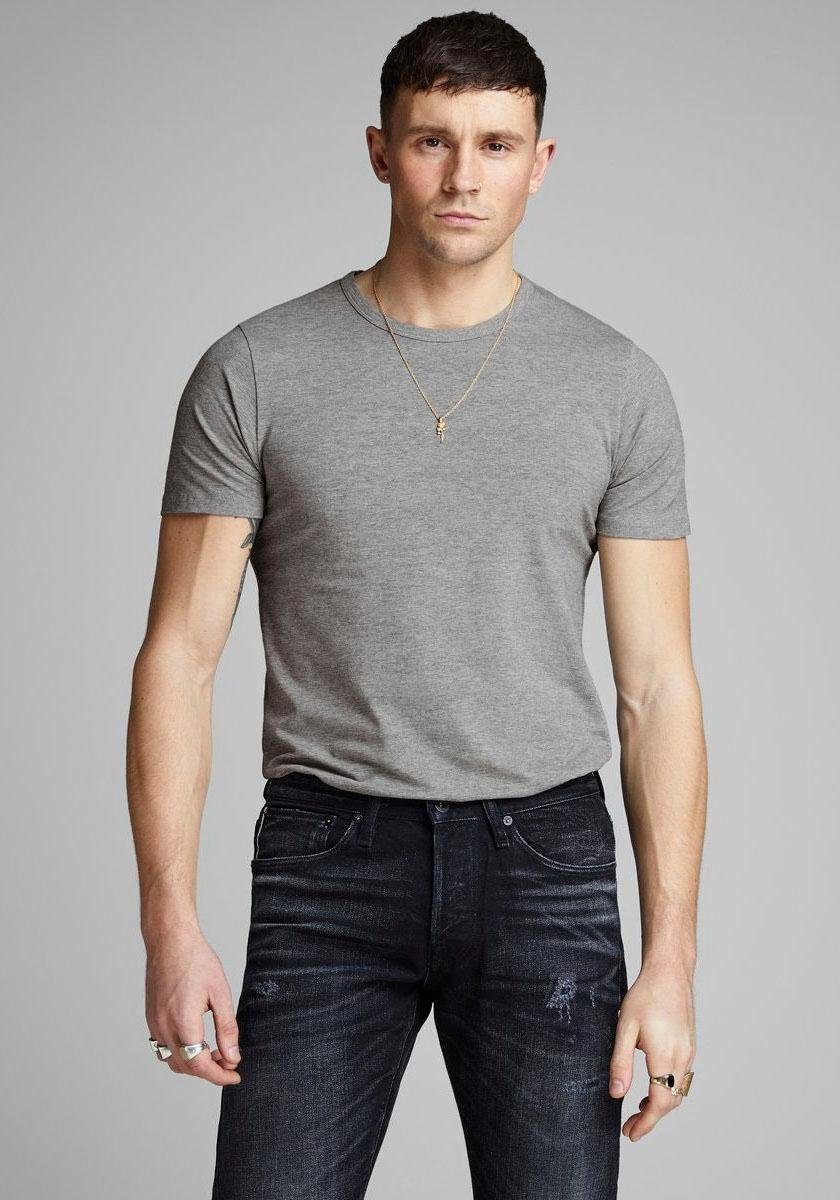 Jack & Jones T-Shirt »BASIC O-NECK TEE«, Unifarbenes T-Shirt mit  Rundhalsausschnitt online kaufen | OTTO