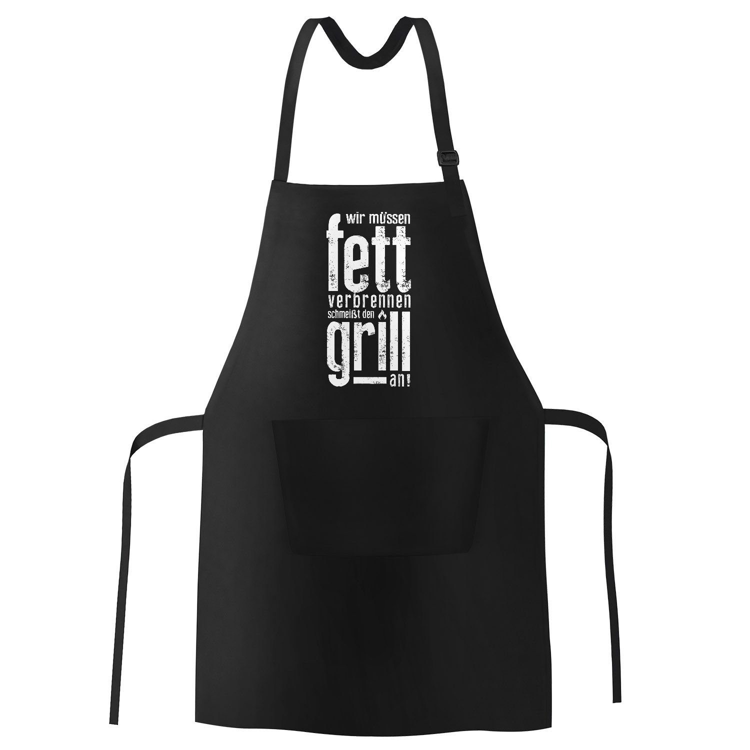 MoonWorks Grillschürze Grill-Schürze mit Spruch Wir günstig online kaufen