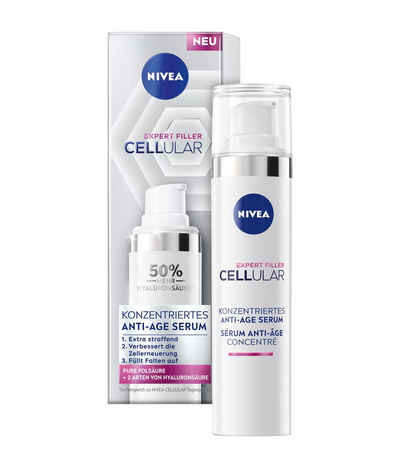 Nivea Anti-Falten-Serum Cellular Expert Filler Konz. Anti-Age Serum mit Hyaluronsäure 40ml