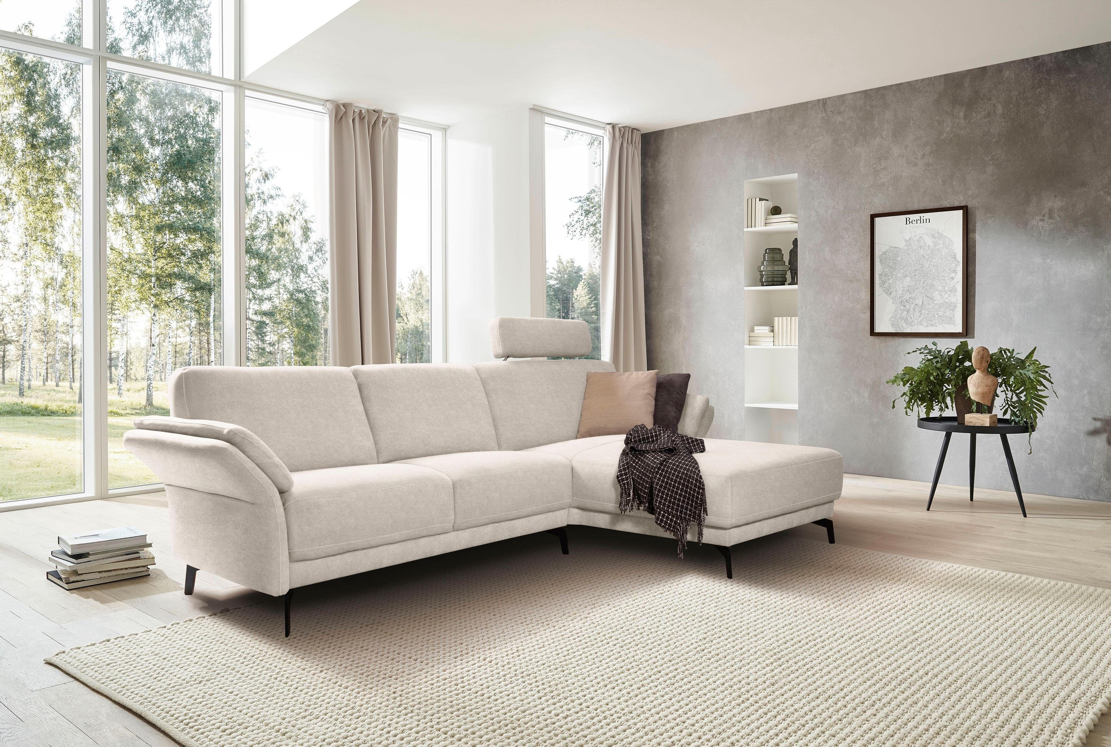 ADA premium Ecksofa »Rain«, mit Kopfstütze, Breite 283 cm online kaufen