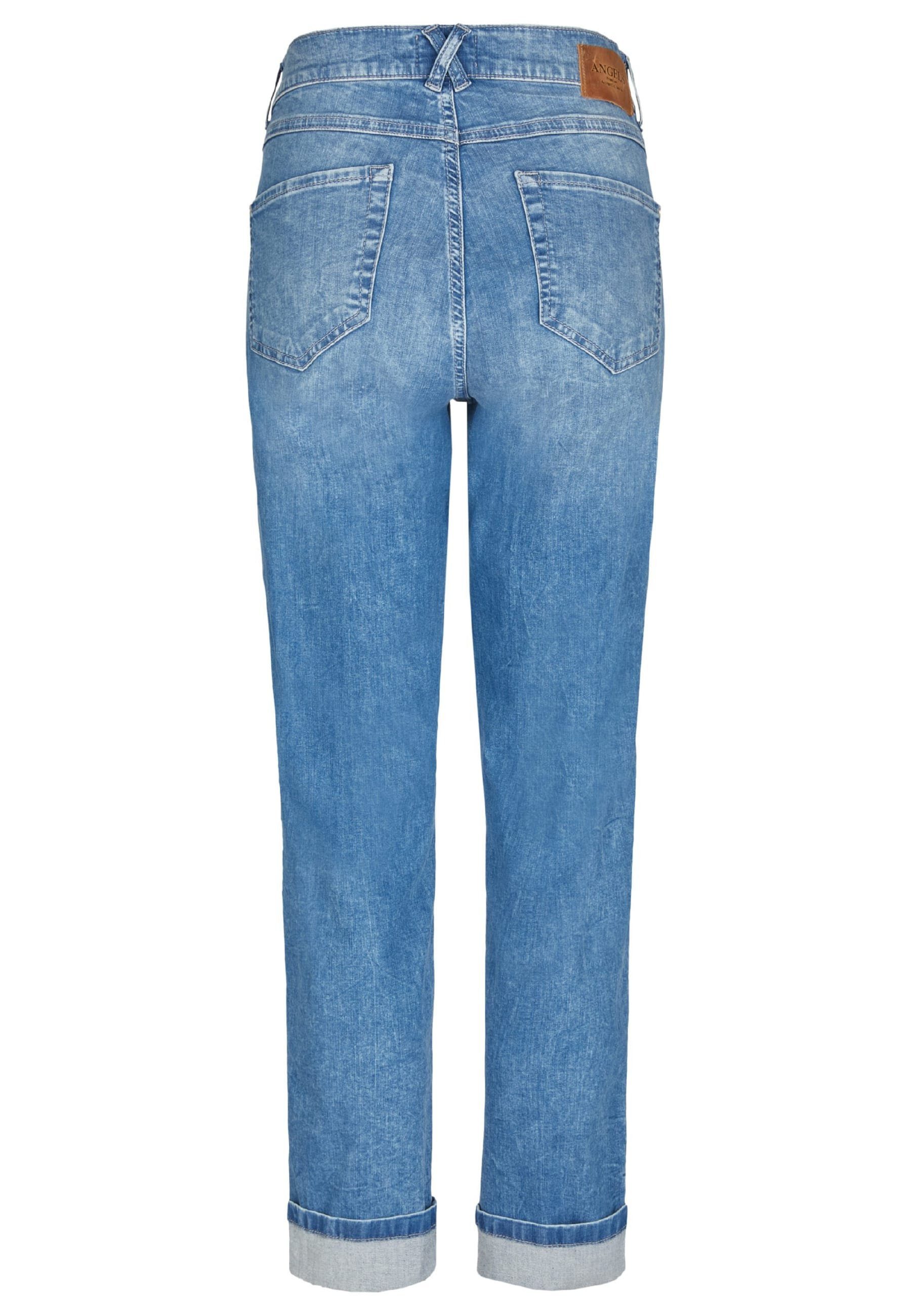 ANGELS 7/8-Jeans Jeans mit Cotton Label-Applikationen TU Darleen Organic Crop mit Ribbon