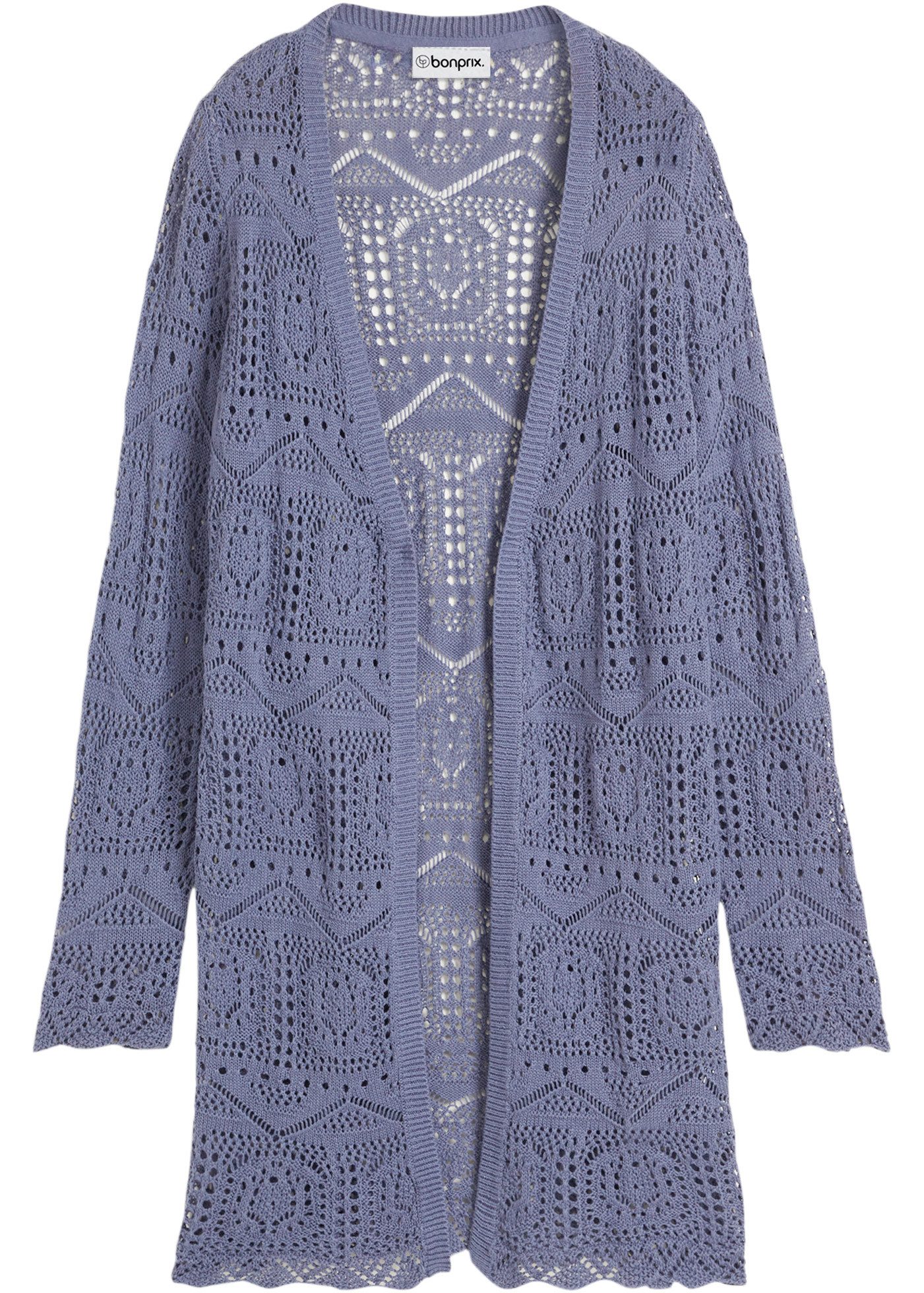 Longstrickjacke