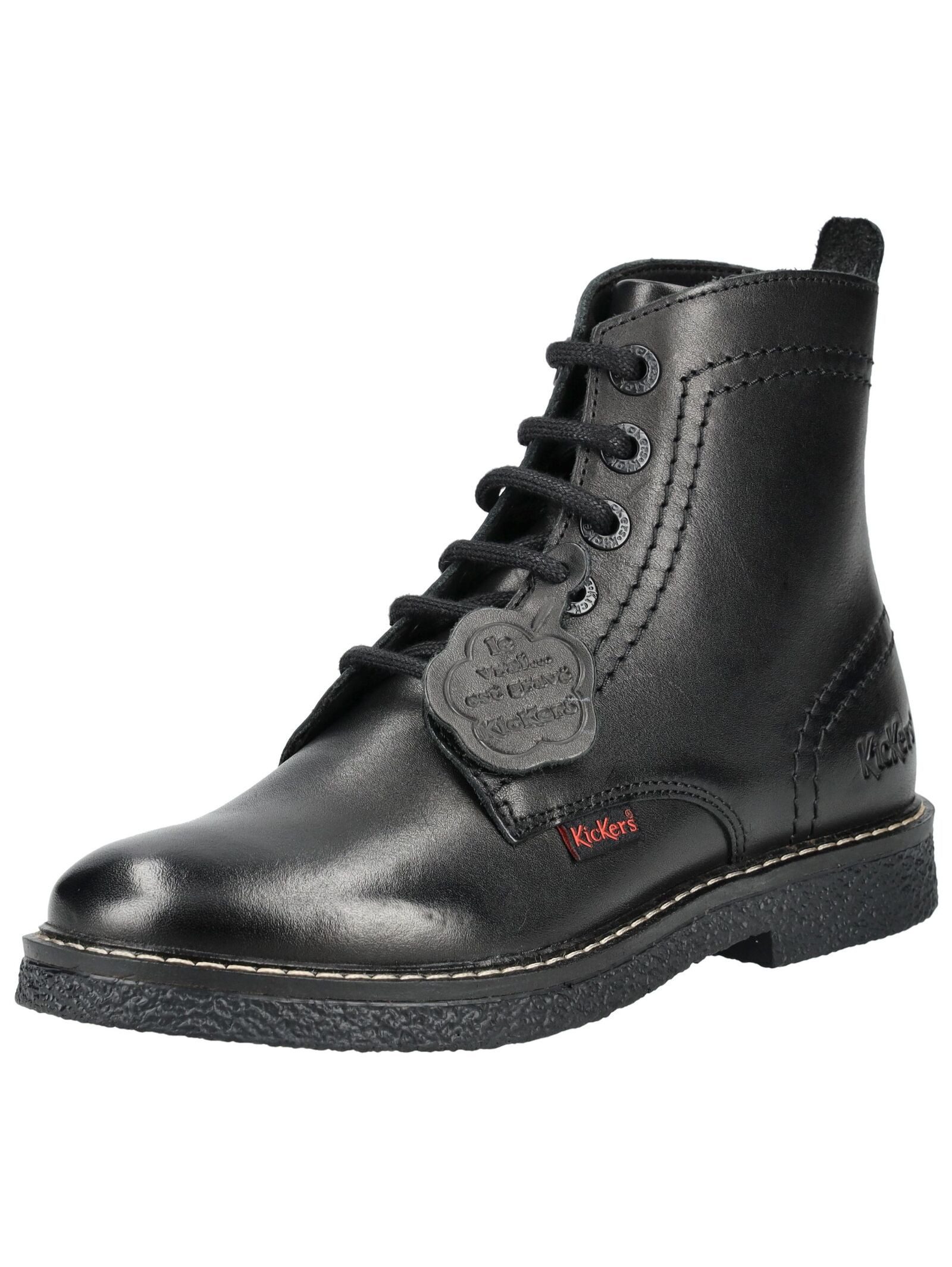 Stiefelette Leder Schnürstiefelette