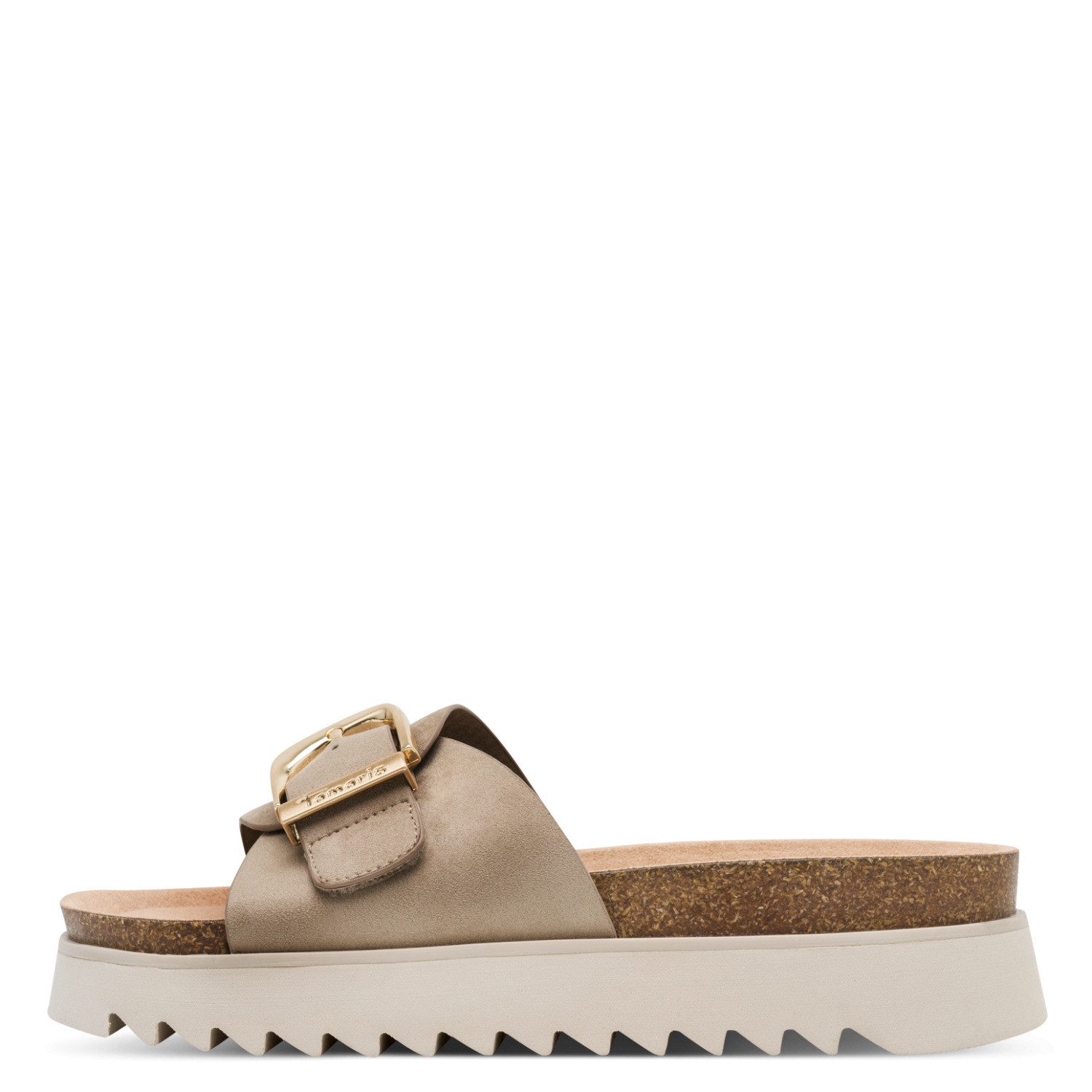 Tamaris Pantolette Sommerschuh, Plateauschuh mit modischer Schnalle