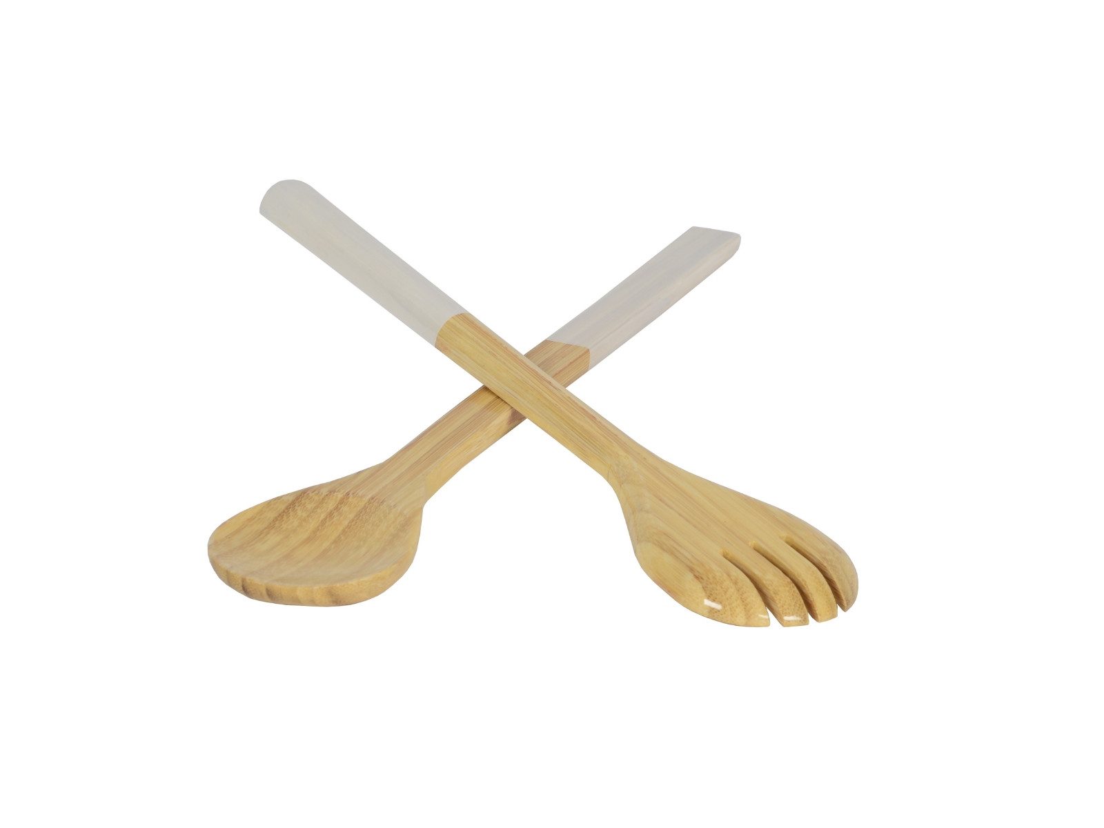 albert l. (punkt) Besteck-Set Bambus-Besteck weiß 37,5cm, Bambus