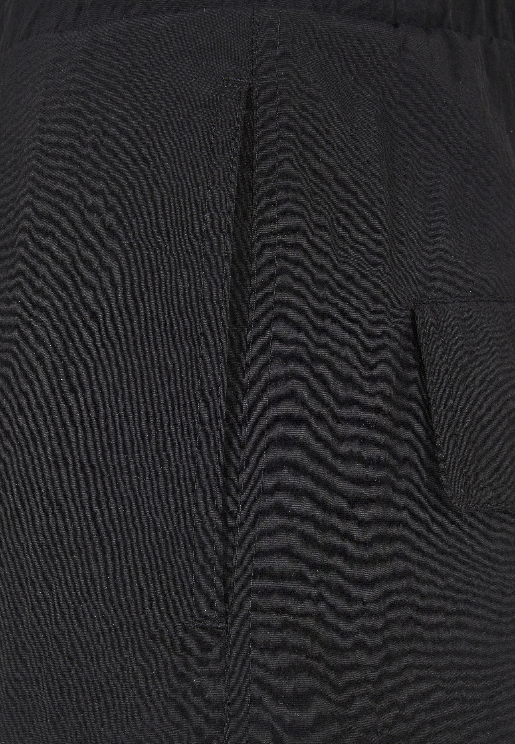URBAN CLASSICS Stoffhose Urban Classics Damen Ladies Wide Crinkle Nylon Cargo Pants (1-tlg)