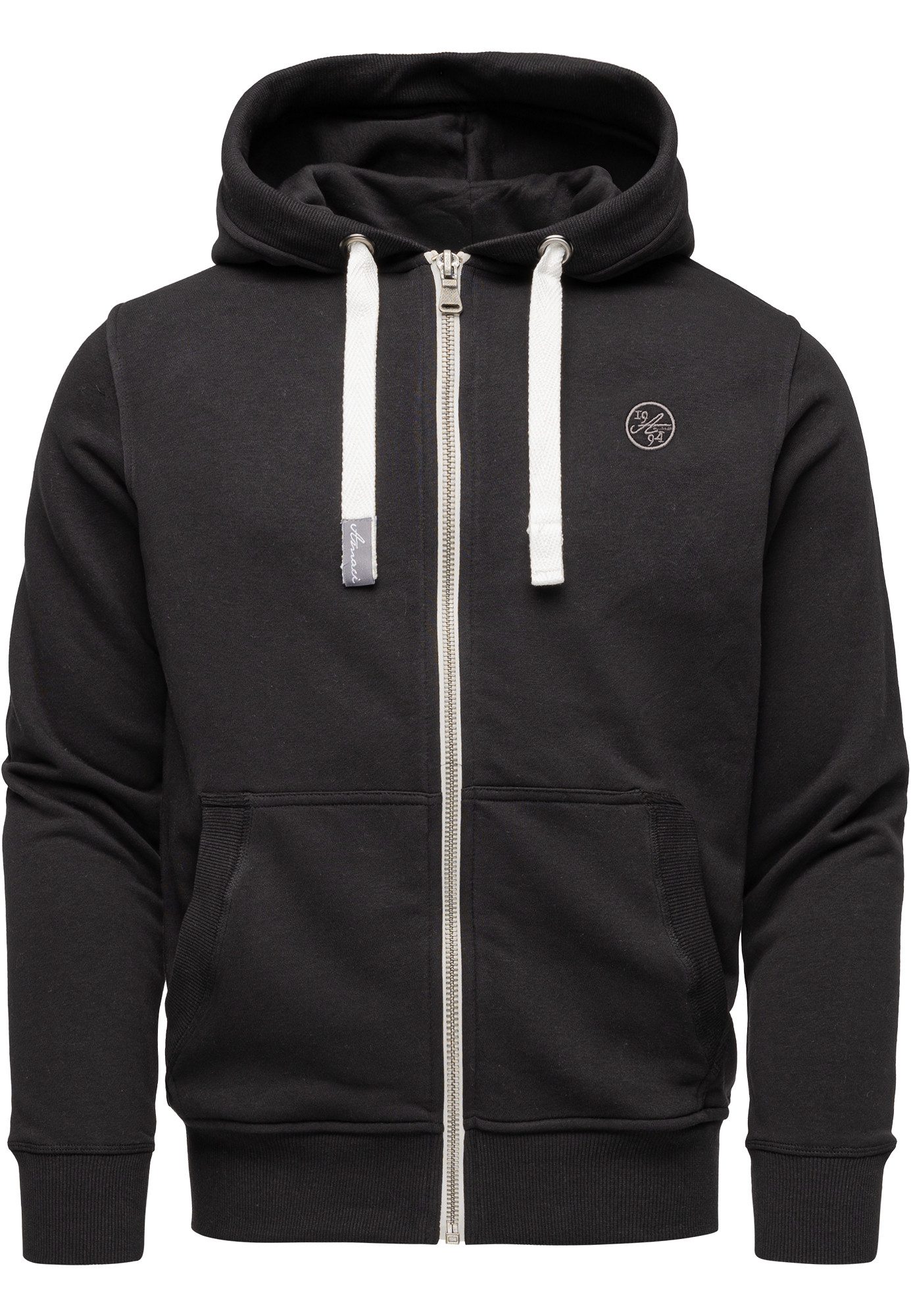 Amaci&Sons Kapuzenpullover TALLAHASSEE Herren Zipper Hoodie Herren Basic Ko günstig online kaufen