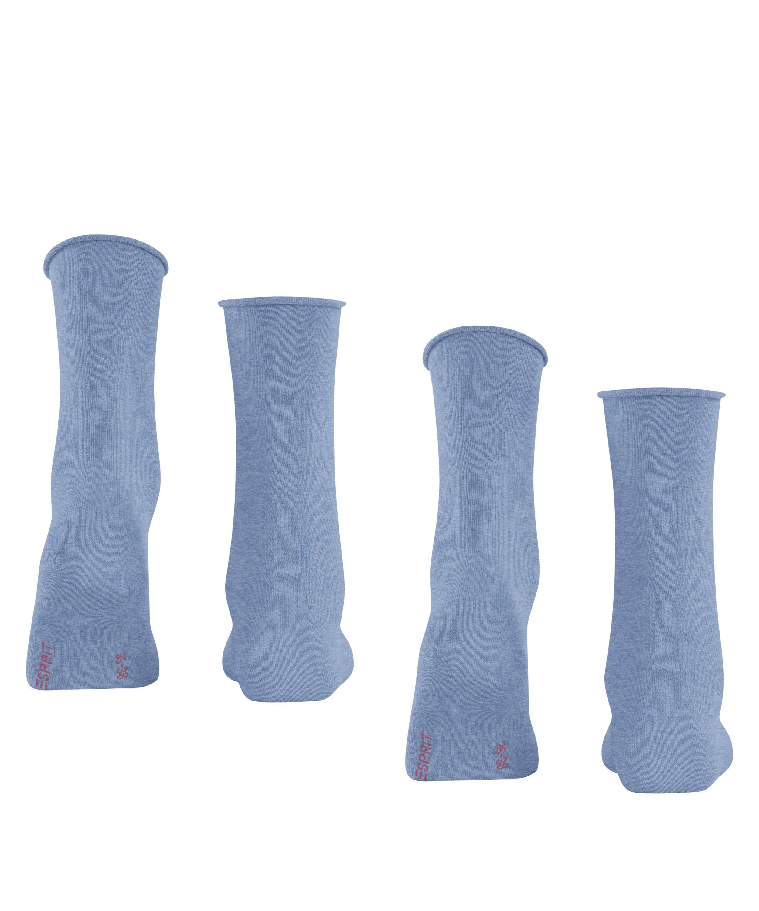 (2-Paar) Esprit 2-Pack Basic (6458) Socken jeans Pure