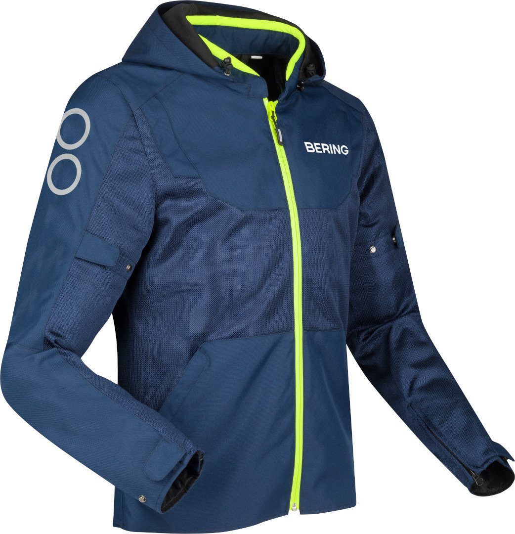 Bering Motorradjacke Profil Motorrad Textiljacke protektoren reißverschluss