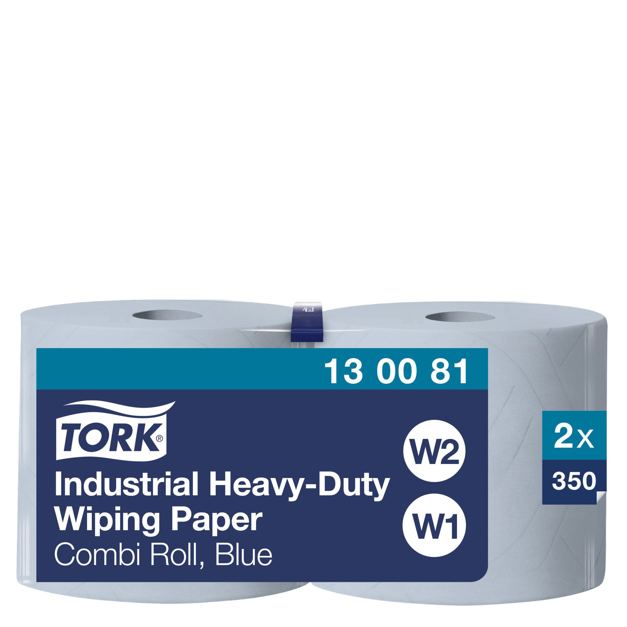 TORK Wischtuch 23,5cmx119m 3-lagig blau FSCPA= 2 Rollen á 350 Blatt Reinigungstuch (Frischfaser)