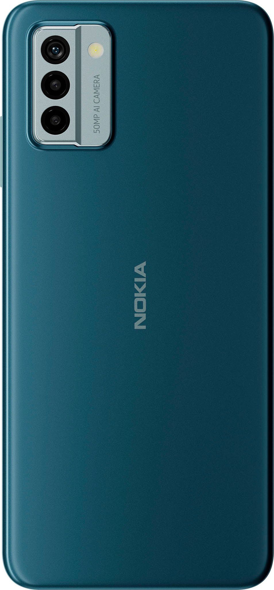 Nokia G22 Smartphone Speicherplatz, Kamera) GB (16,56 Zoll, 64 cm/6,52 MP Blue 50 Lagoon