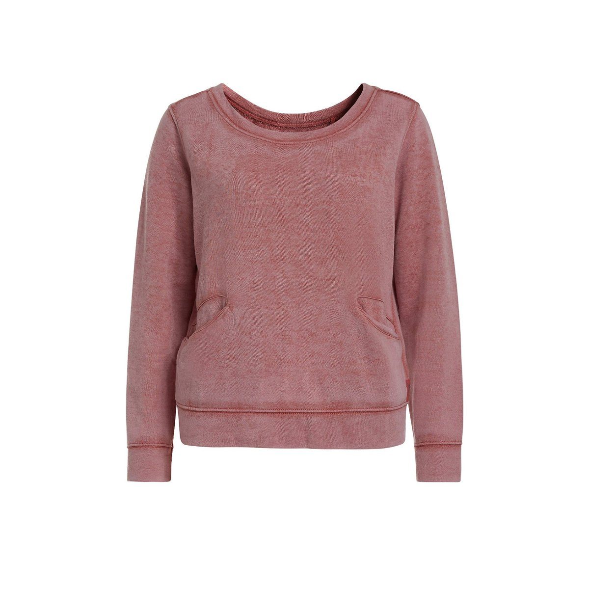 Sweatshirt rot DAILY´S regular (1-tlg) Backsteinfarben