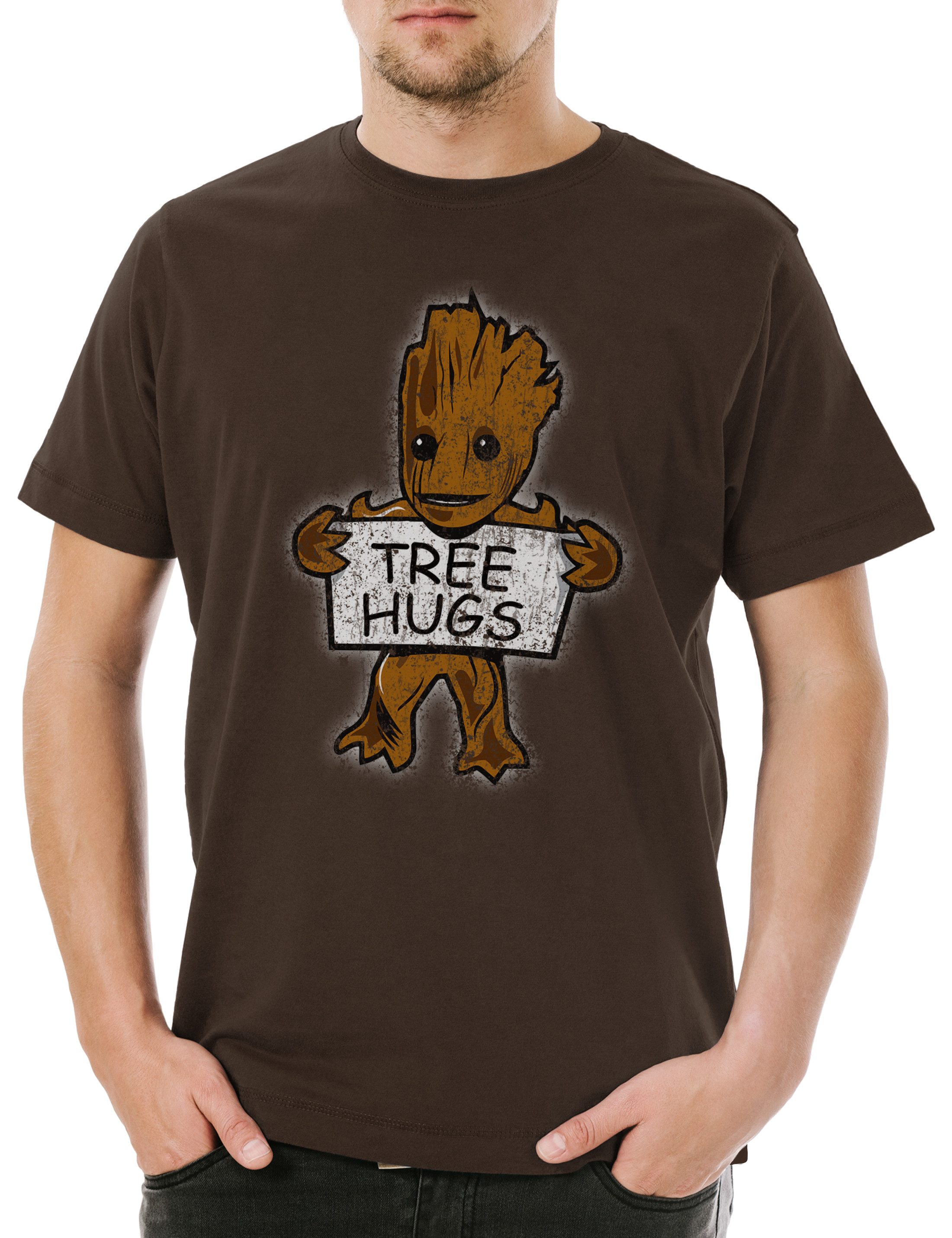 Urban Backwoods Print-Shirt Tree Hugs Herren günstig online kaufen