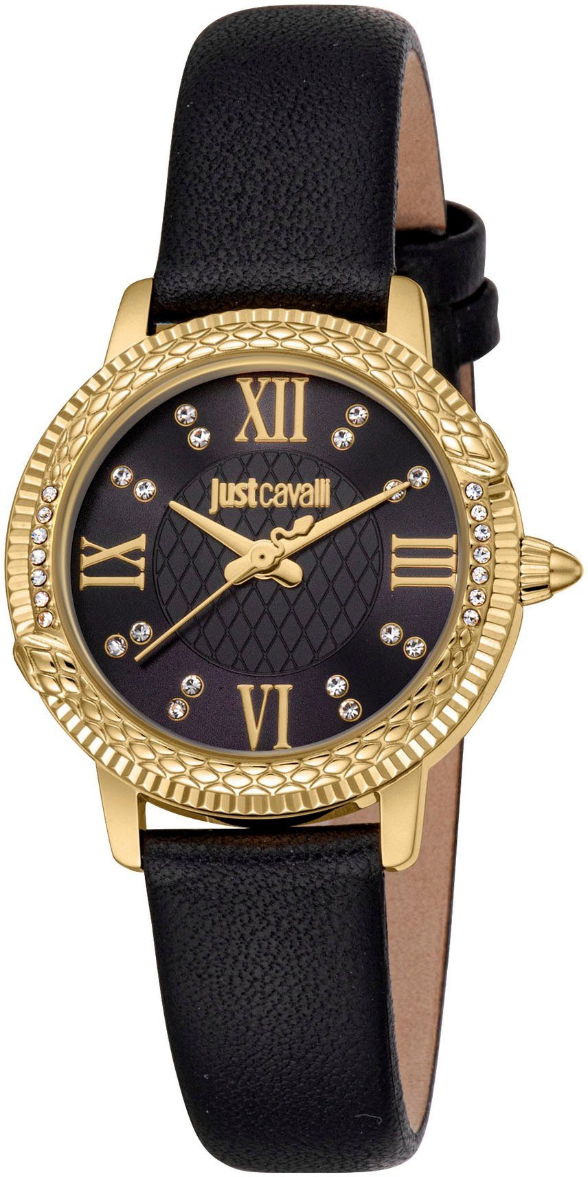 (Set, Time JC1L276L0025, mit Just Armband) Quarzuhr Fidenza, Cavalli 2-tlg.,