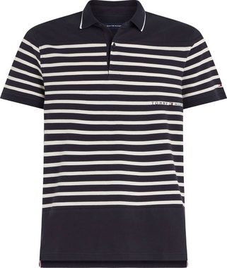 Tommy Hilfiger Poloshirt PLACED STRIPE POLO in gestreifter Optik