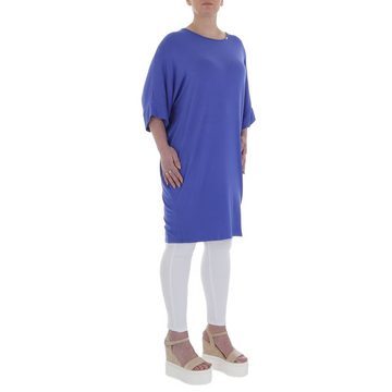 Ital-Design Tunikashirt Damen Freizeit Top & Shirt in Violett