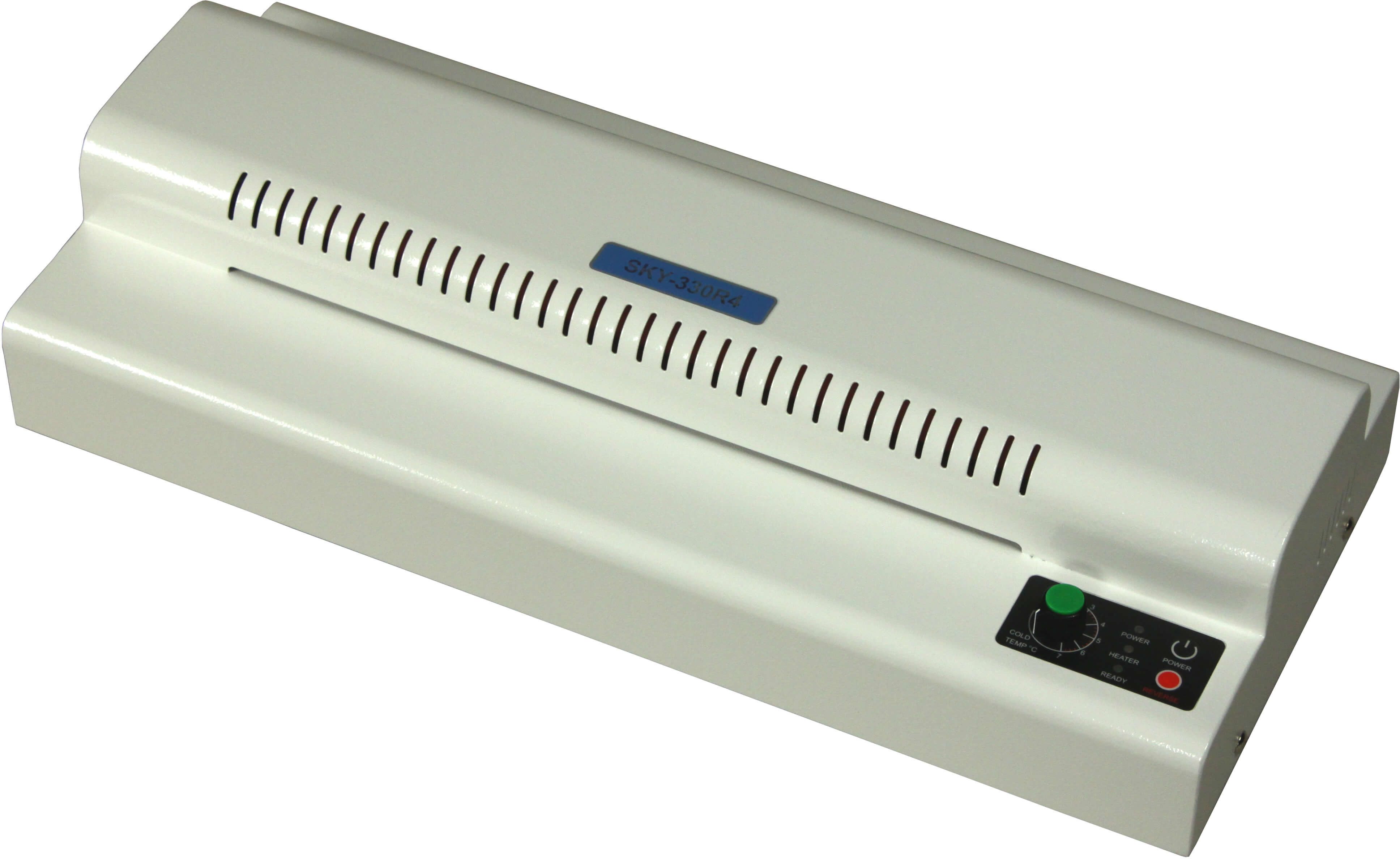 r&b Laminiersysteme Laminiergerät SKY 325 R4 Laminiergerät - DIN A3, 330 mm Arbeitsbreite, Metallgehäuse, A3, 250 Mic, Rücklauf, Fotolaminierung, Anti-Stau