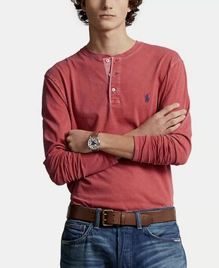 Ralph Lauren Sweatshirt POLO RALPH LAUREN GRANDFATHER SHIRT Slub Henley T-shirt Opa Sweater Sw