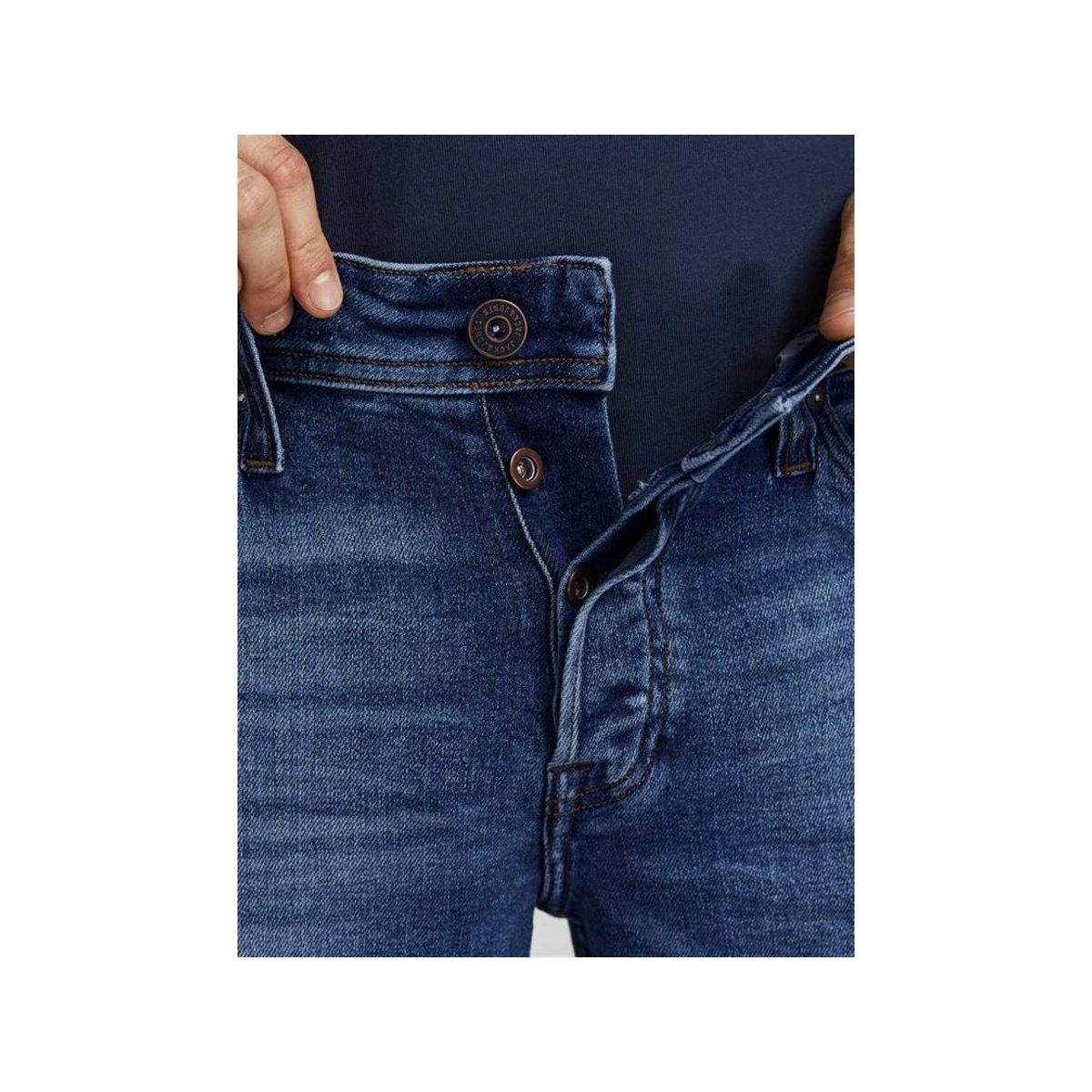 & (1-tlg) Jones 5-Pocket-Jeans Jack blau