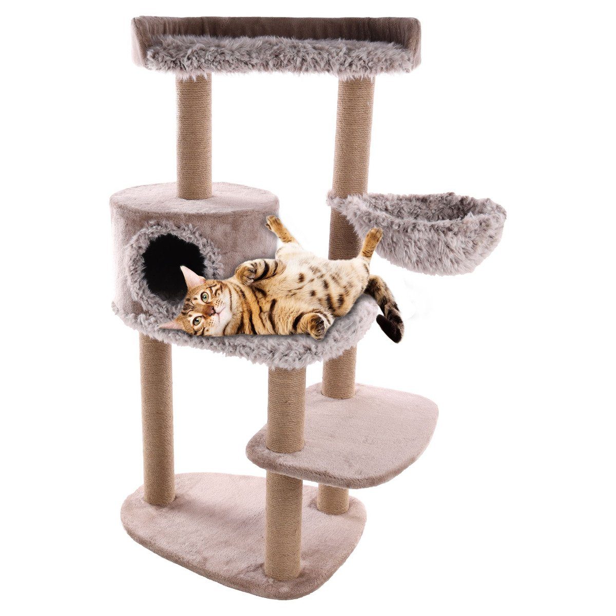 Flamingo Kratzbaum Kratzbaum Oliver taupe