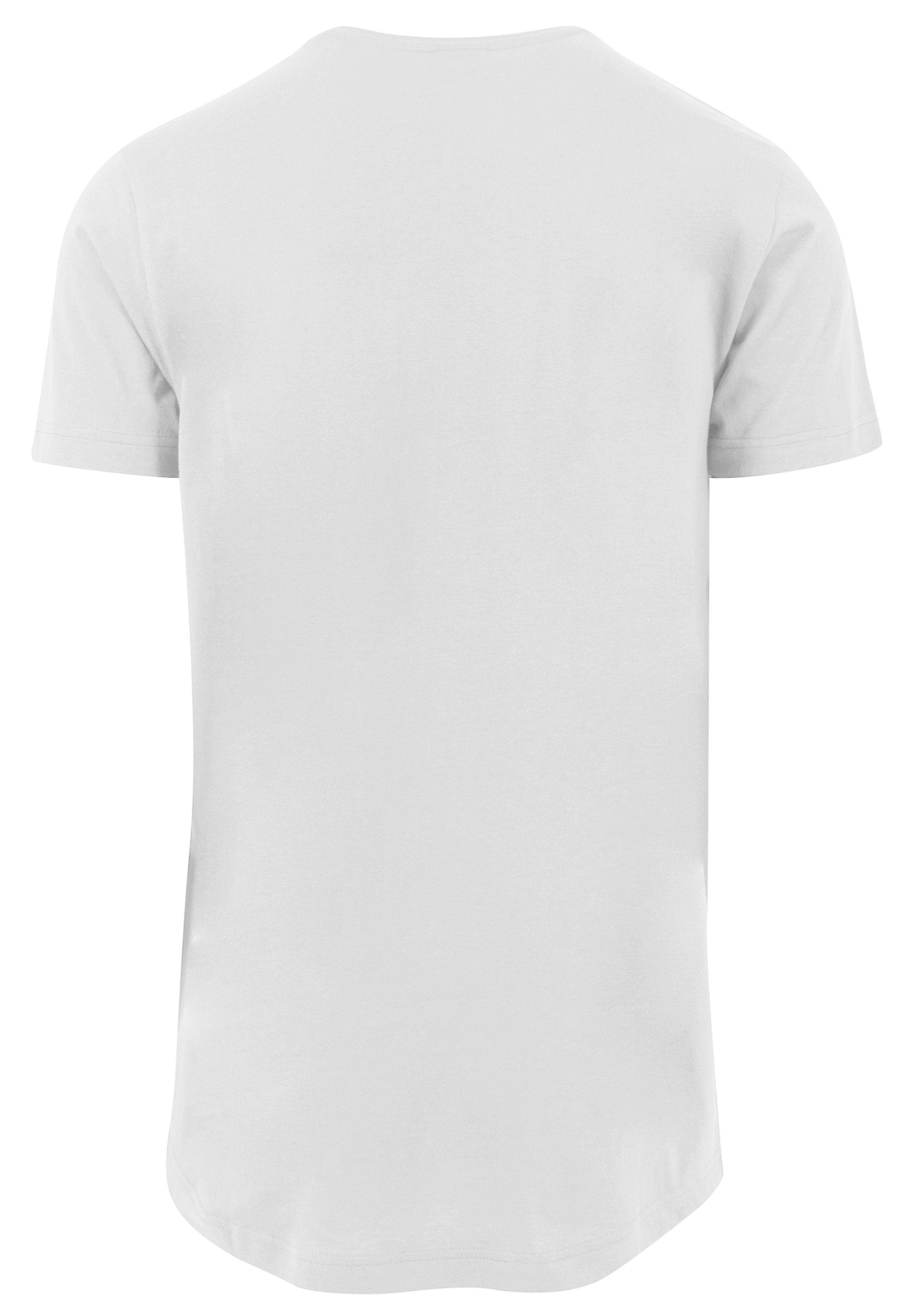 T-Shirt Space ,Lang,Longshirt,Bedruckt Shuttle Herren,Premium F4NT4STIC White NASA Merch Classic