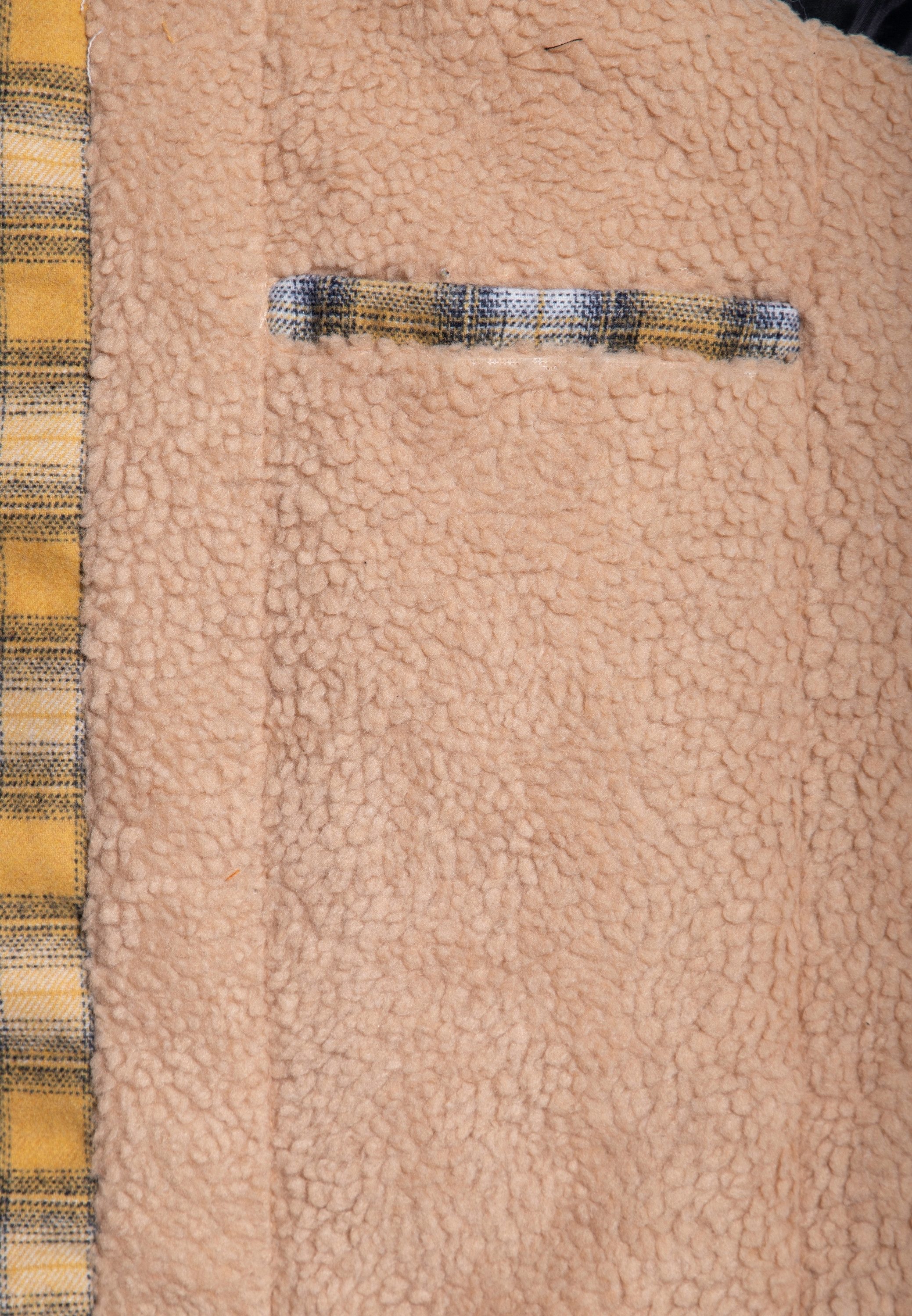 KingKerosin Winterjacke (1-St) mit Teddyfutter