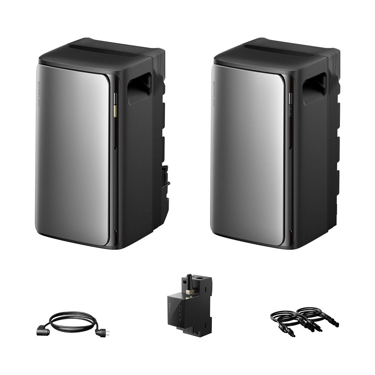 Ecoflow Balkonkraftwerk EcoFlow Stream Ultra All-in-One Speicher mit STREAM AC 1,92kWh Akku, (Smart Meter im Lieferumfang enthalten), 2000 W Solareingang (4 MPPTs) mit integriertem Mikro-Wechselrichter