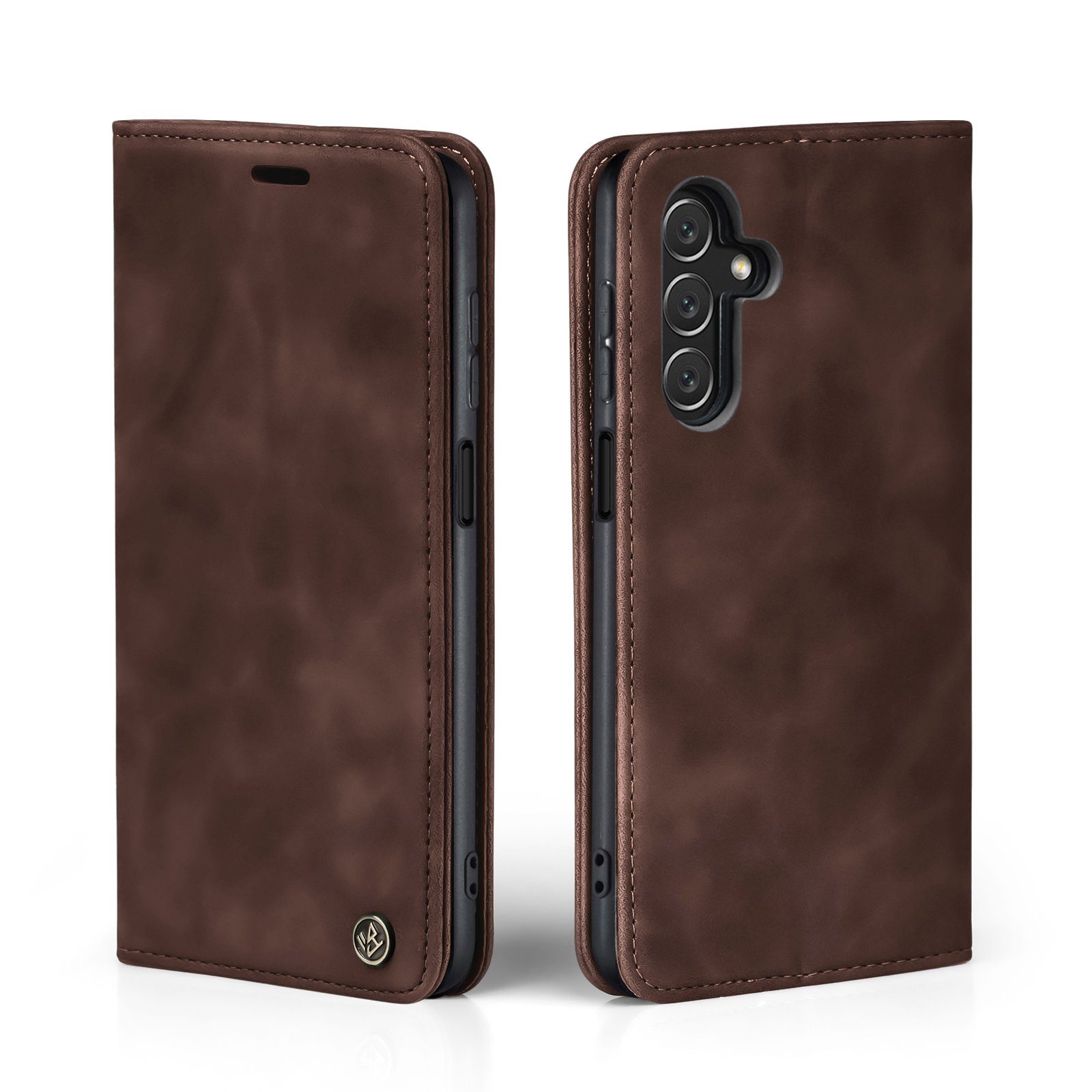 Tec-Expert Handyhülle Tasche Hülle für Samsung Galaxy A05s 6.7 Zoll, 6.7, Cover Klapphülle Case mit Kartenfach Fliphülle aufstellbar