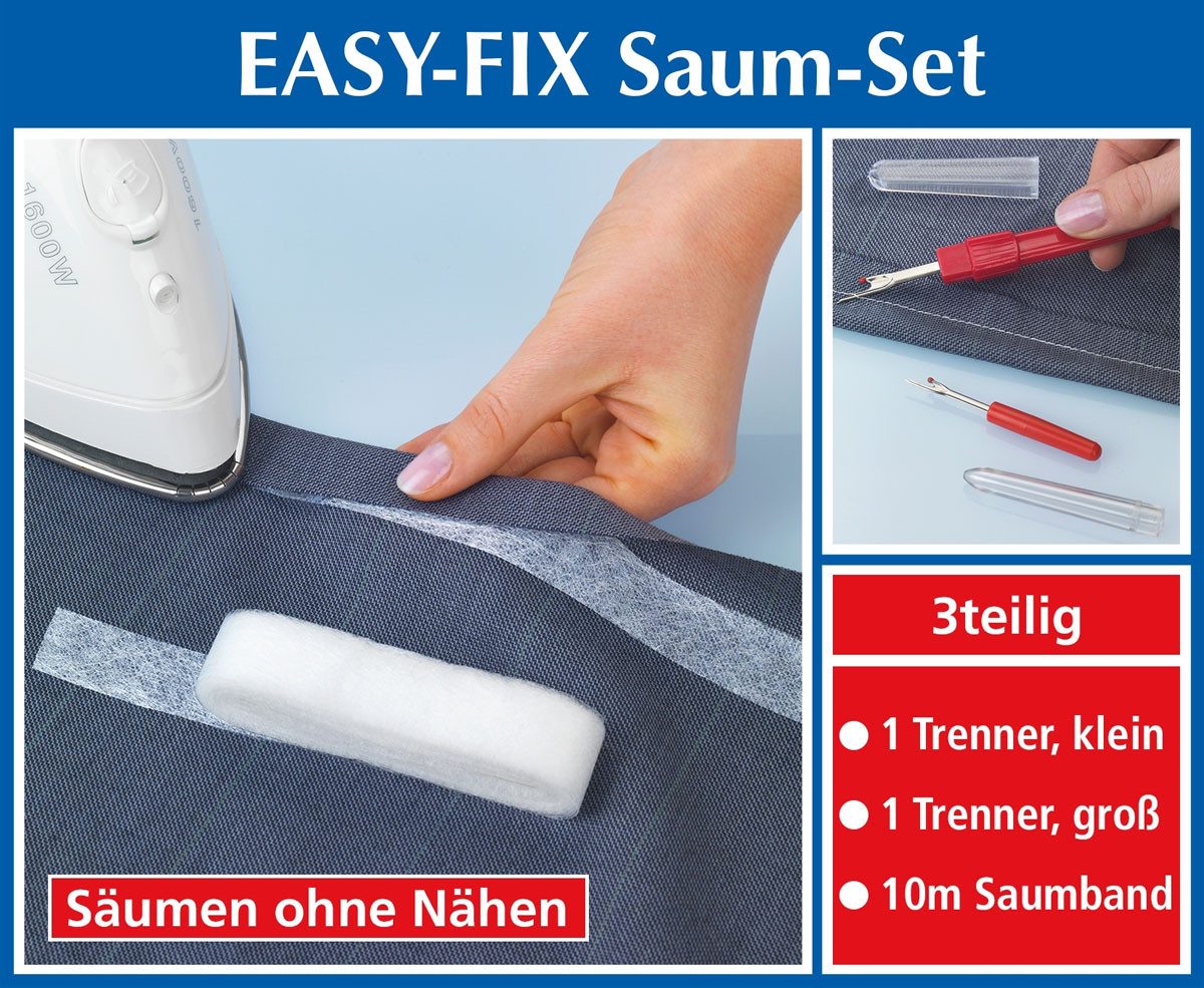 WENKO Nähkästchen WENKO Saum-Set, 3-teilig Saumtrenner günstig online kaufen