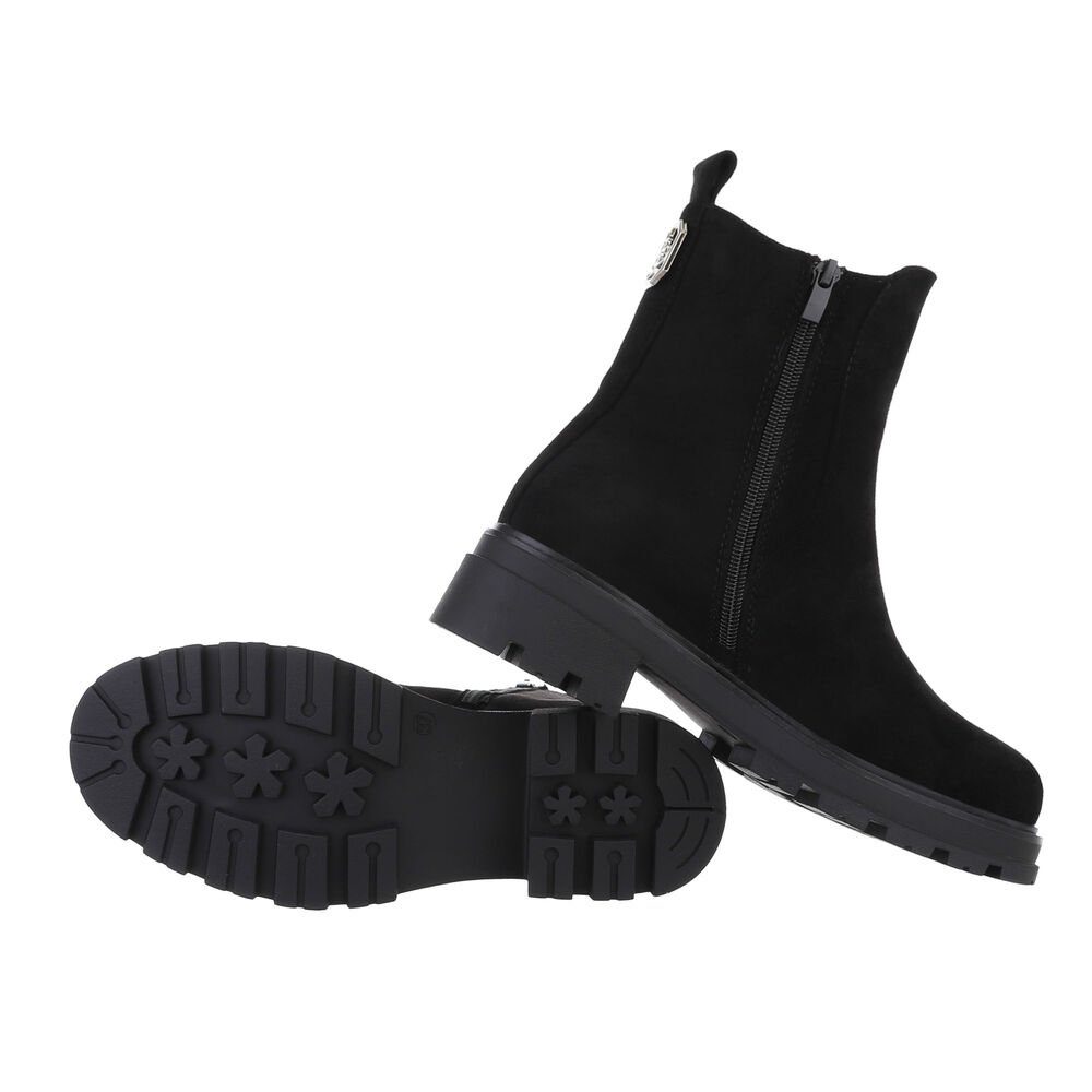 Ital-Design Damen Chelsea Freizeit Plateaustiefelette (85303575) günstig online kaufen