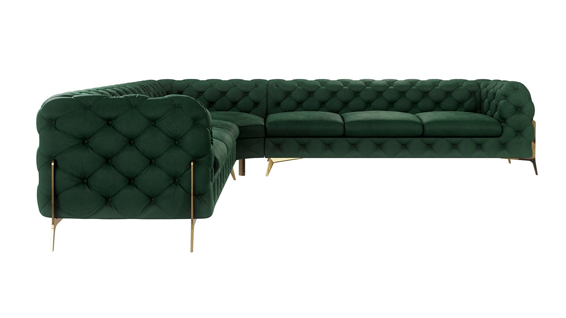 S-Style Möbel Ecksofa Ashley, Chesterfield mit günstig online kaufen