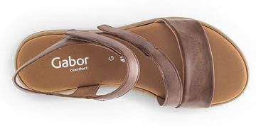 Gabor RHODOS Sandalette, Sommerschuh, Sandale, Keilabsatz, in Komfort-Schuhweite G (weit)