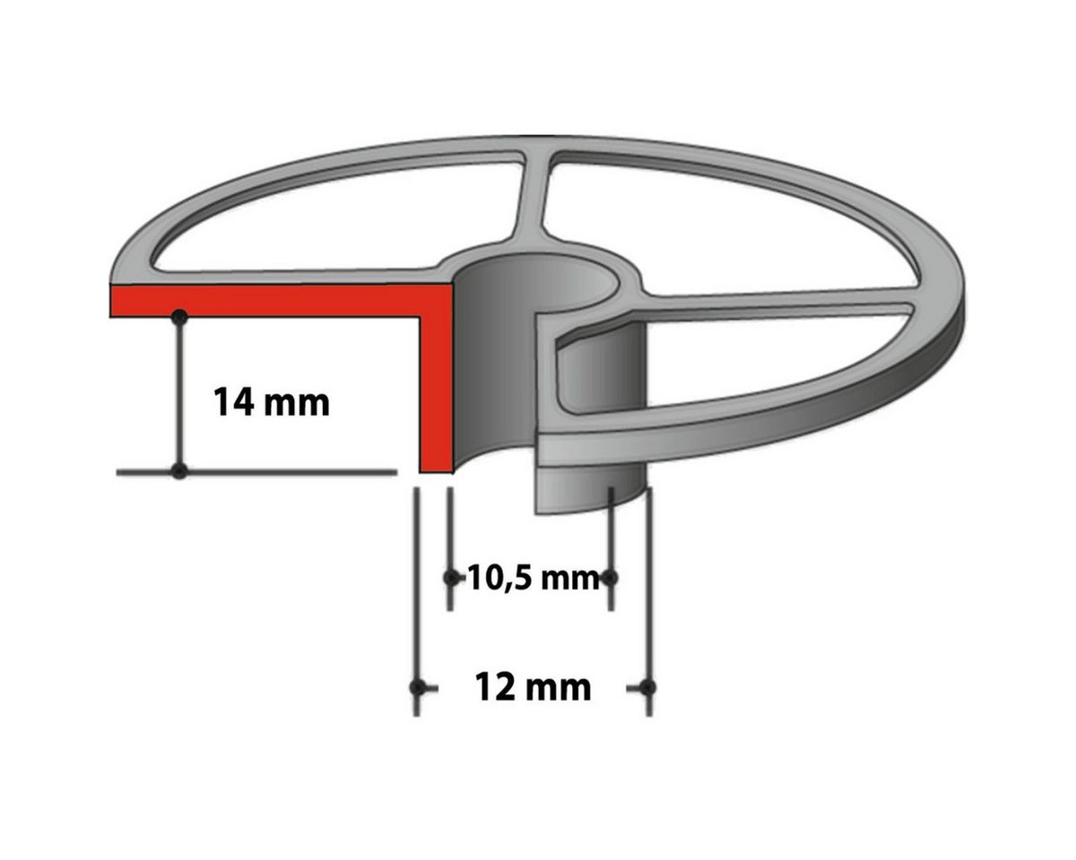 Thumbnail - Makita Akku-Multifunktionswerkzeug Makita Kopierhülse 10,5 x 12 x 14 mm 12,0 mm, Produkt, Makita, Makita Werkzeug und Ge...