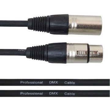keepdrum 3m DMX Kabel 100-Ohm Audio-Kabel, XLR, 3 Stück