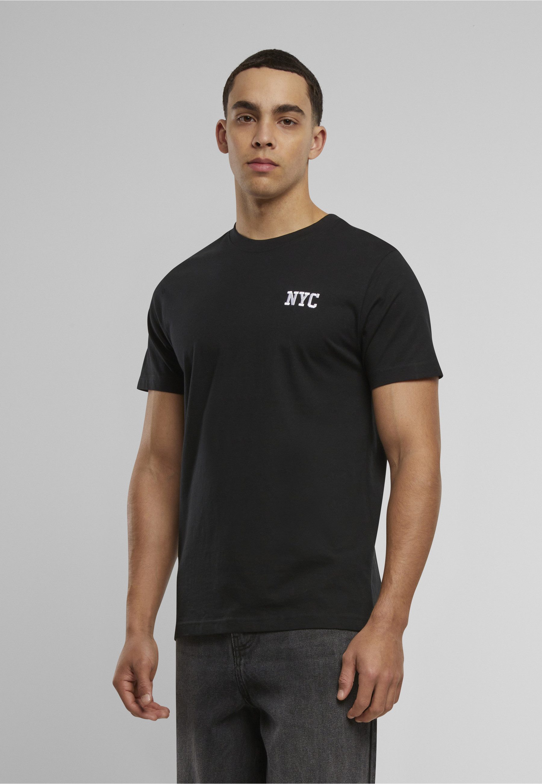 MisterTee T-Shirt MisterTee NYC EMB Tee (1-tlg)