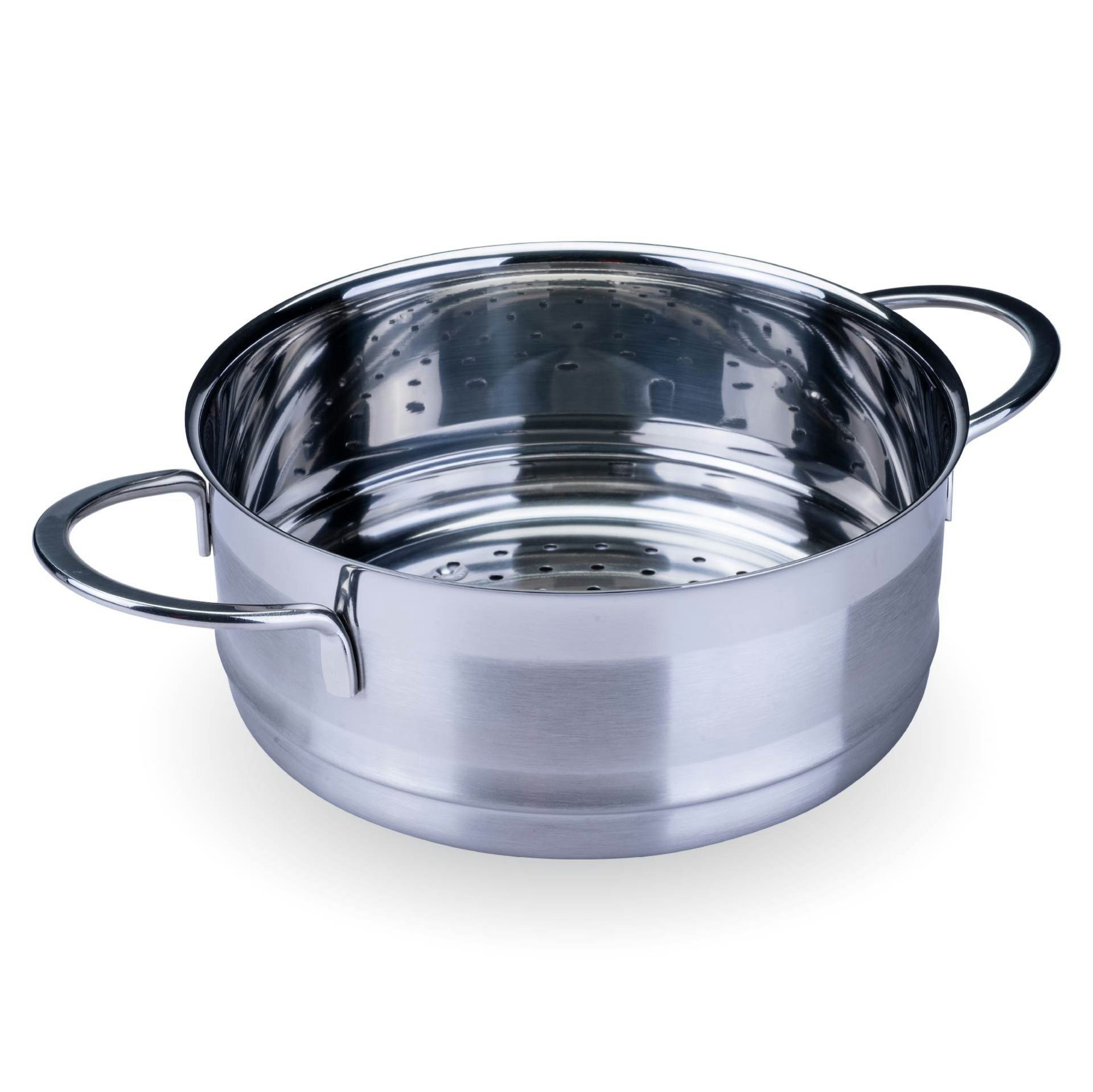 Chefkoch trifft Fackelmann Dampfgaraufsatz Dunst-/Garaufsatz, Ø 20 cm, Edelstahl, Induktion/- backofengeeignet