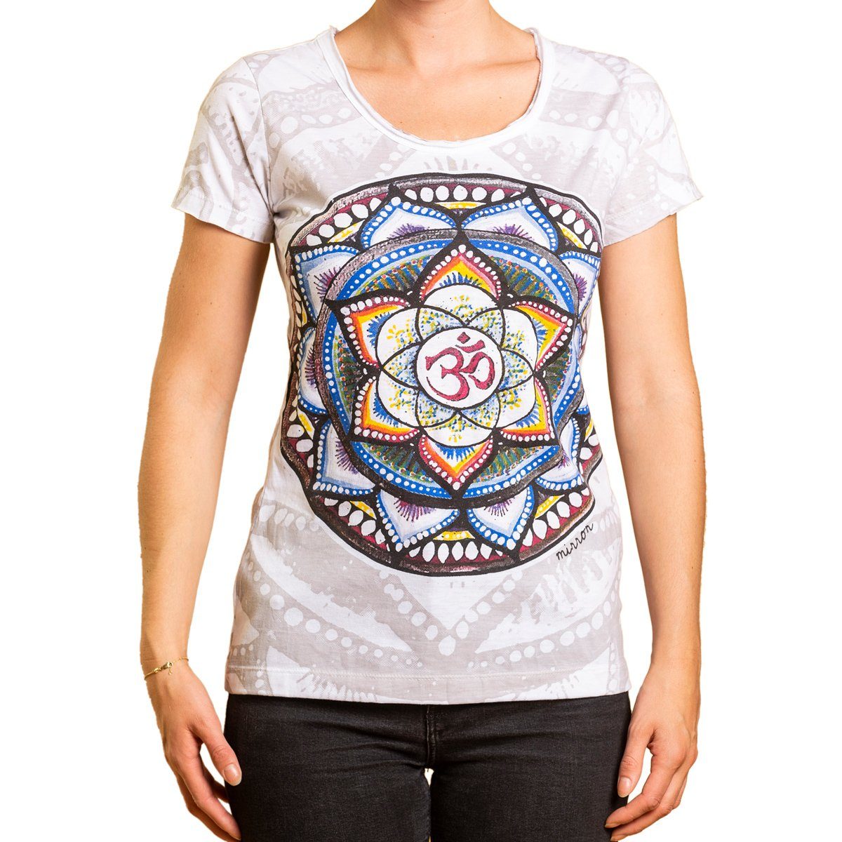 T-Shirt Mirror Damen T-Shirt 'Chakra'