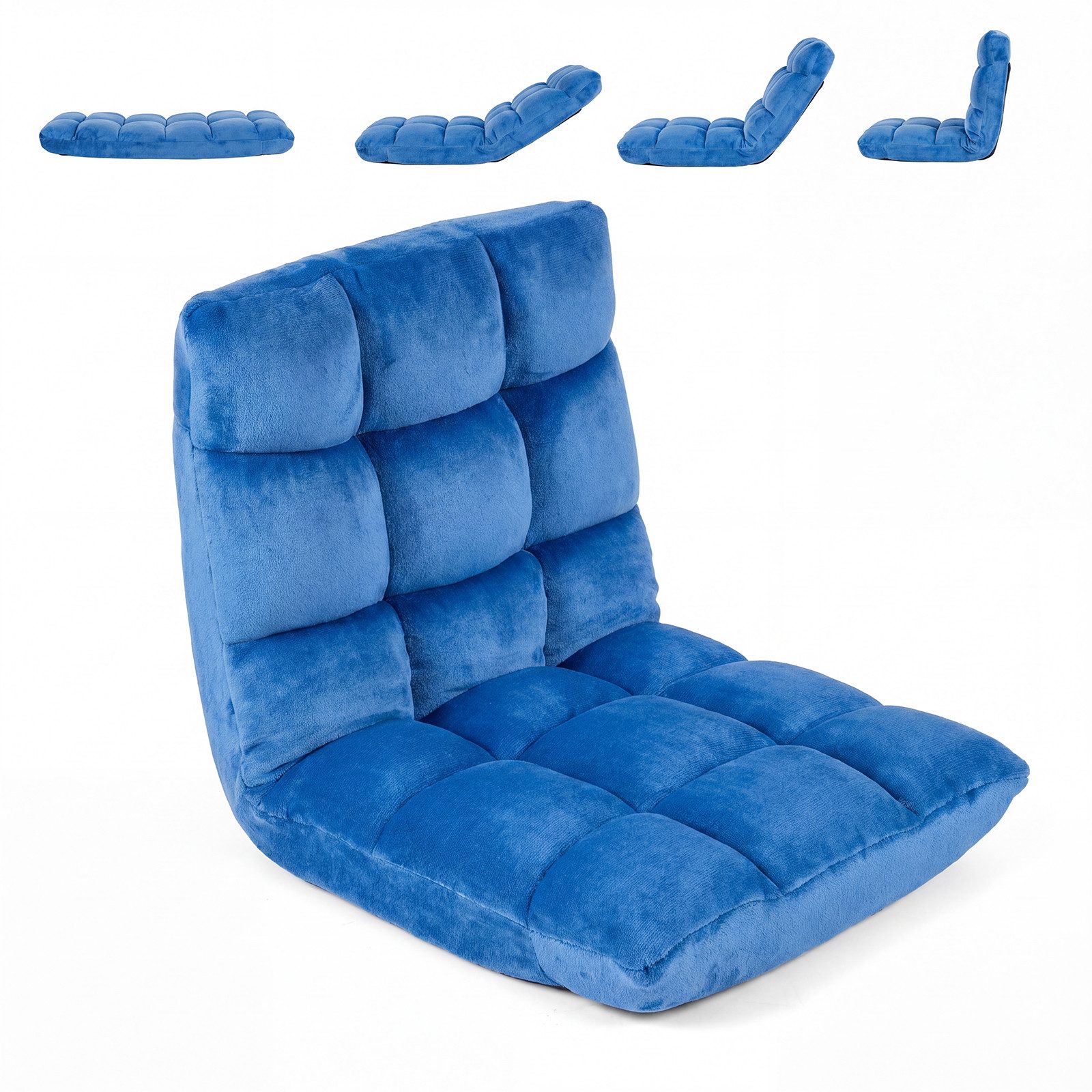 KOMFOTTEU Relaxsessel Bodenstuhl Bodensessel Bodensofa, mit verstellbarer Rückenlehne
