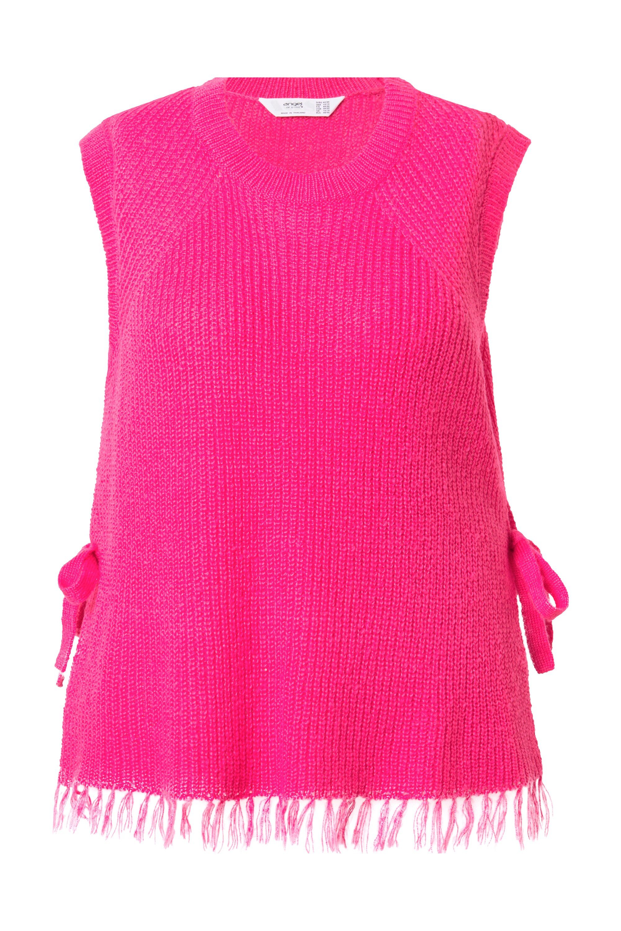 Angel of Style Pullunder Pullunder bequeme Passform seitlich mit Bindeband günstig online kaufen