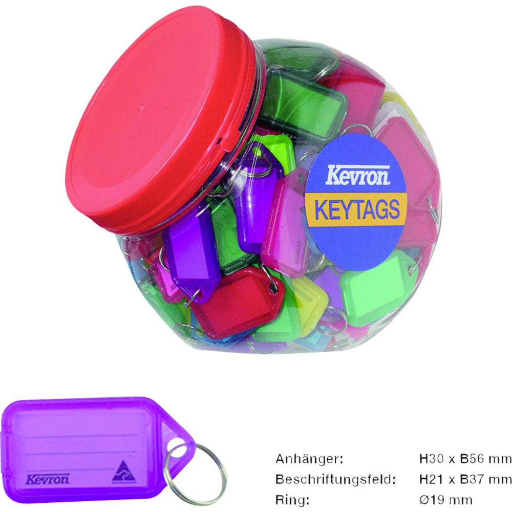 BASI Schlüsselanhänger Basi Schlüsselanhänger 8530-9000 farbig sortiert 150 St.