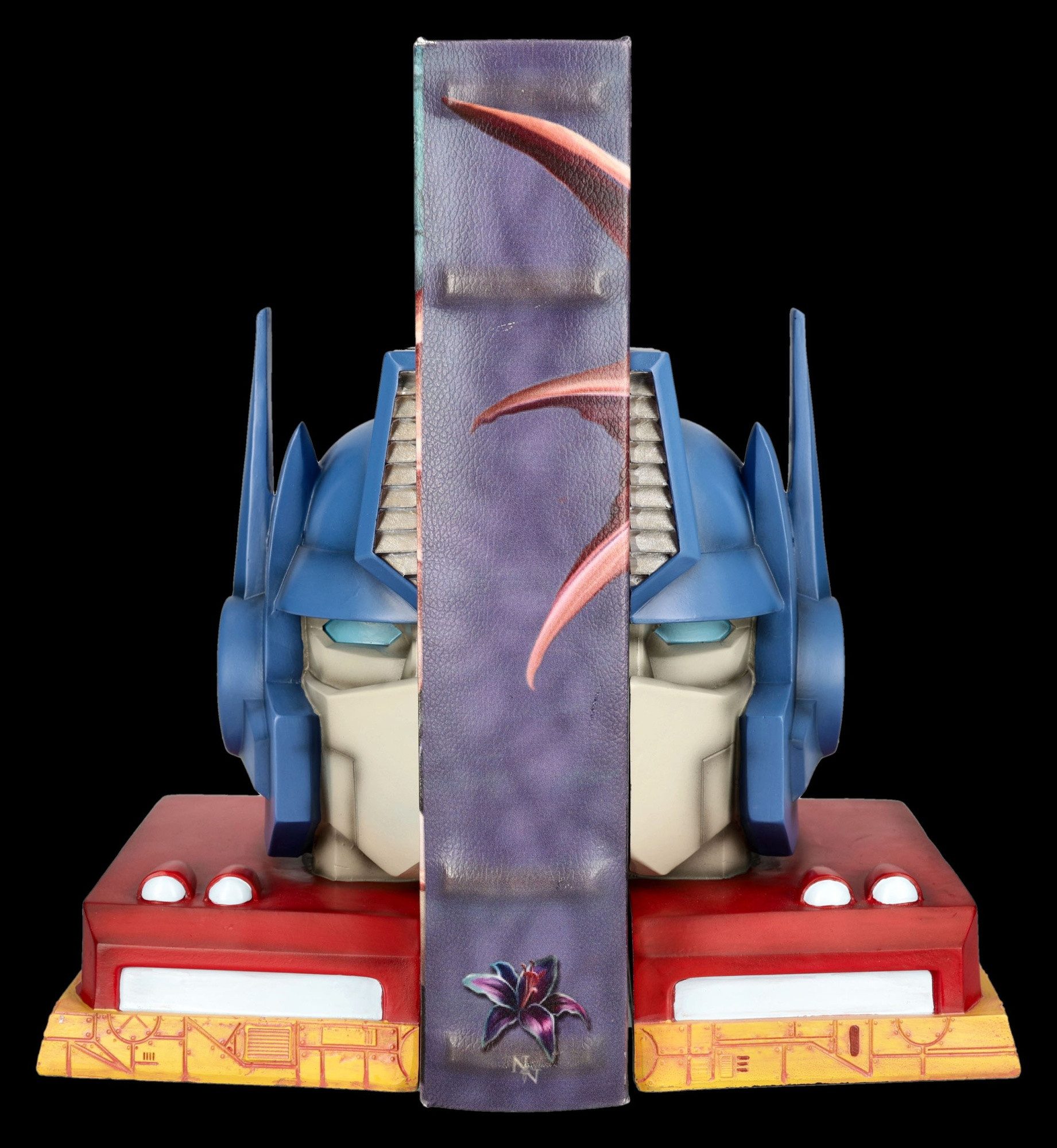 Figuren Shop GmbH Buchstütze Optimus Prime Figur – Transformers Statue Buchstützen Set 20 cm Deko (2 St)