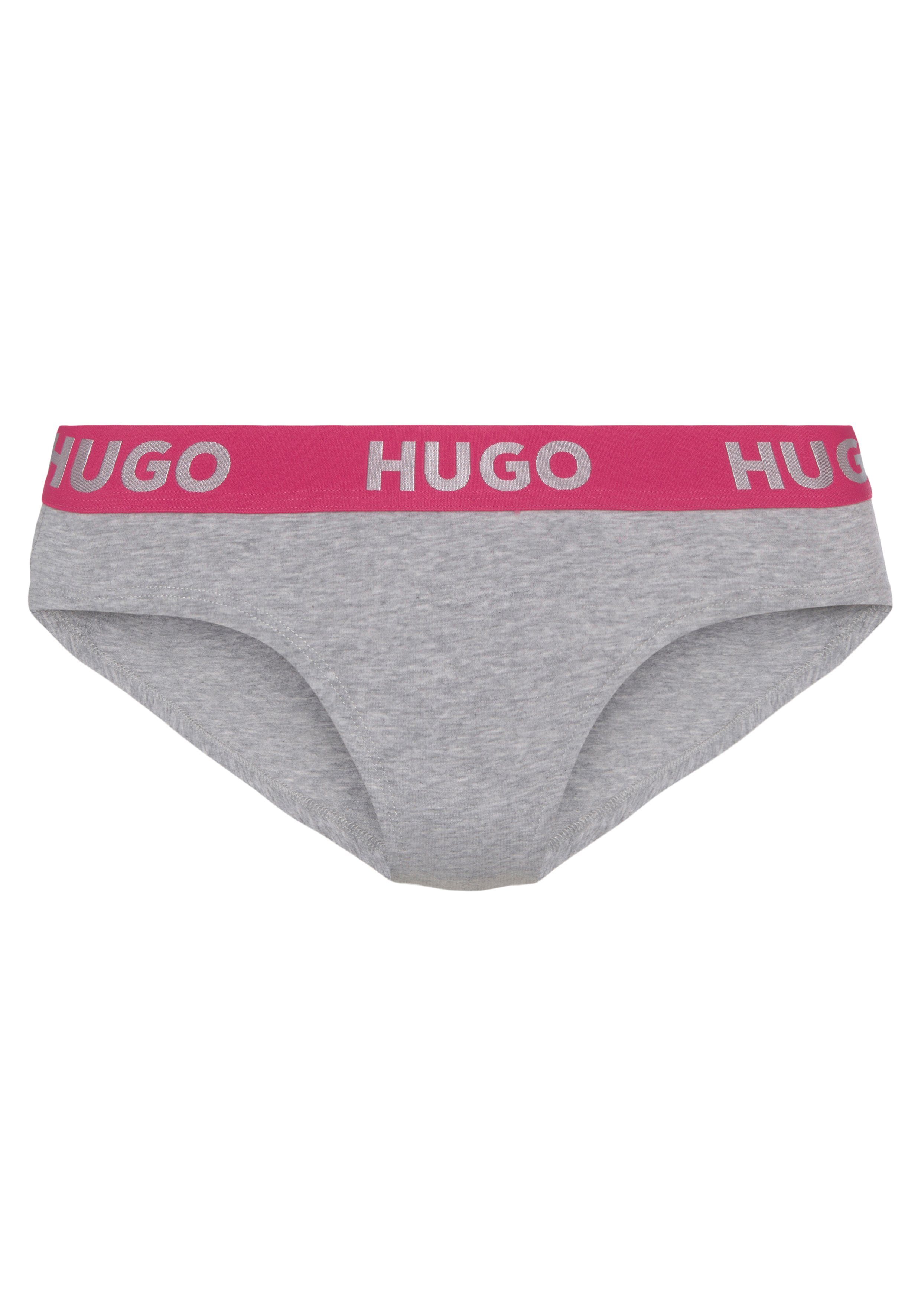 mit HUGO auf Bund LOGO BRIEF Logo HUGO elastischem SPORTY dem Slip