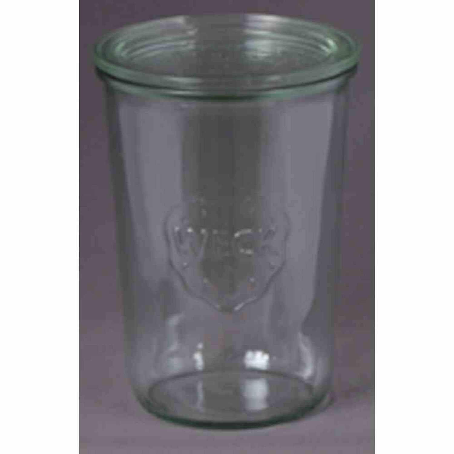 Siena Home Vorratsdose Sturz-Glas "Cucinare" Rundrand 850 ml Weck-Glas, Rundrand-Deckel, Glas