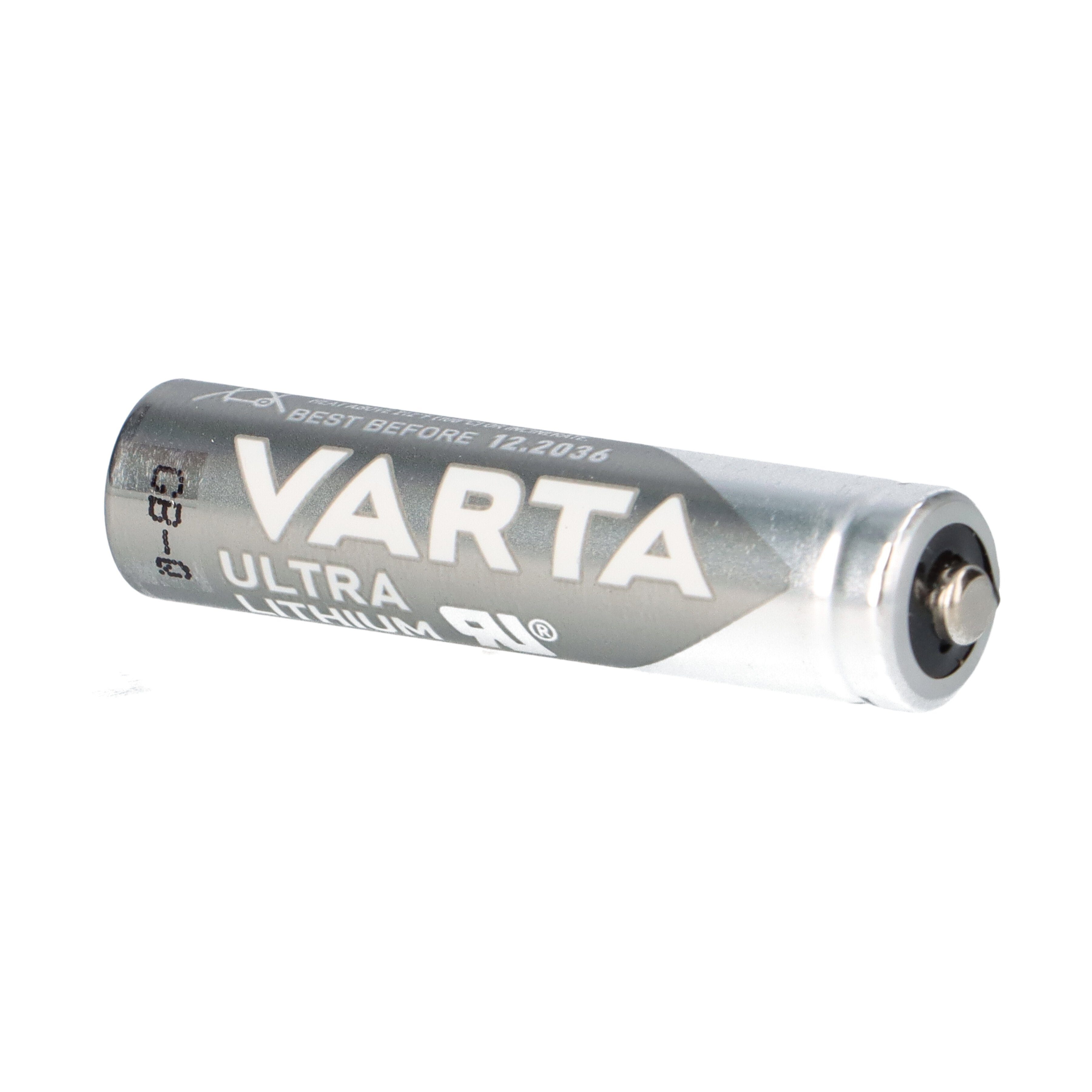 VARTA 5x Varta Professional Lithium 2er Blister Batterie Batterie AAA Micro